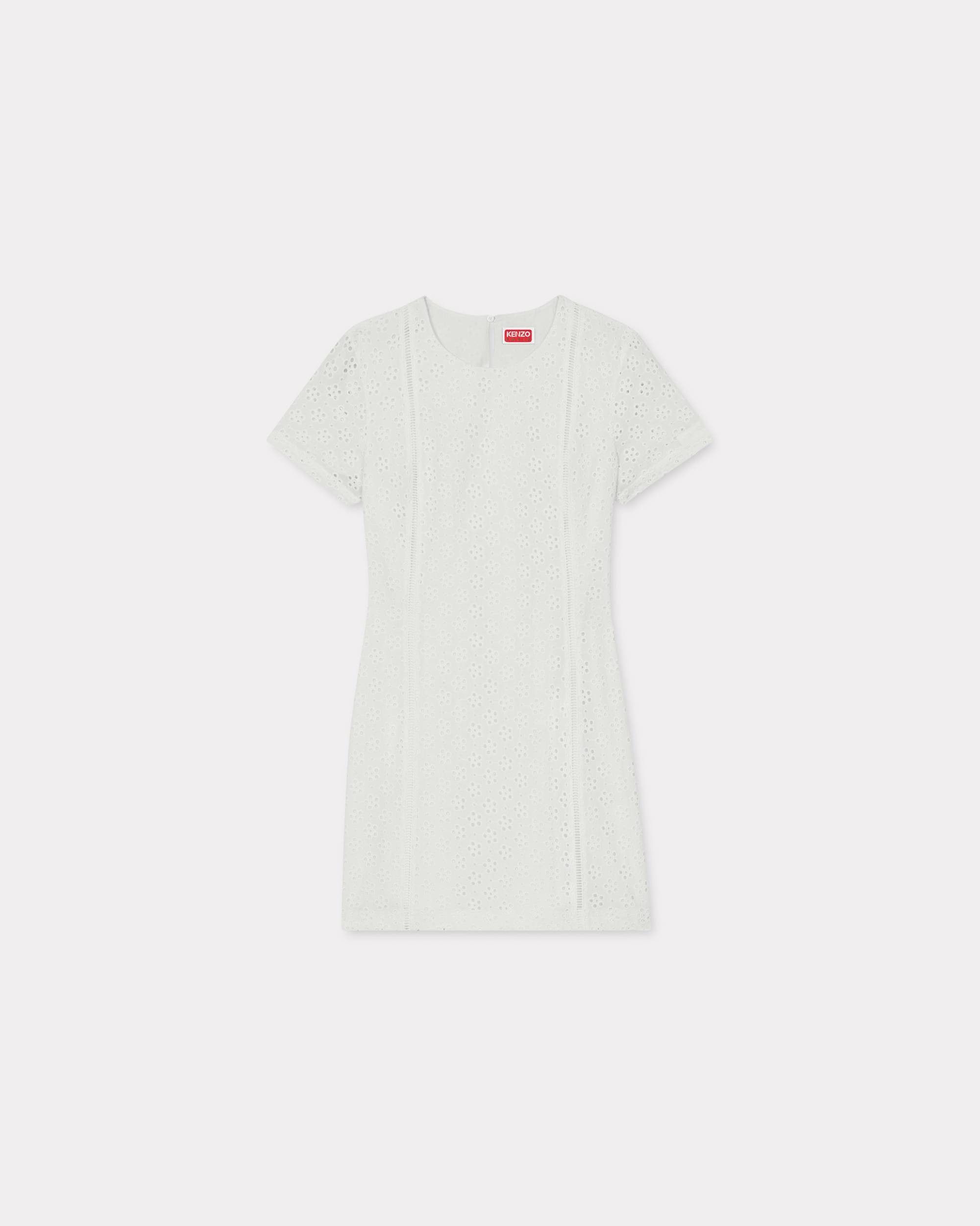 Kenzo o1y1025 Mini Dress in White Size S / US 4 / IT 40 - 1 Thumbnail