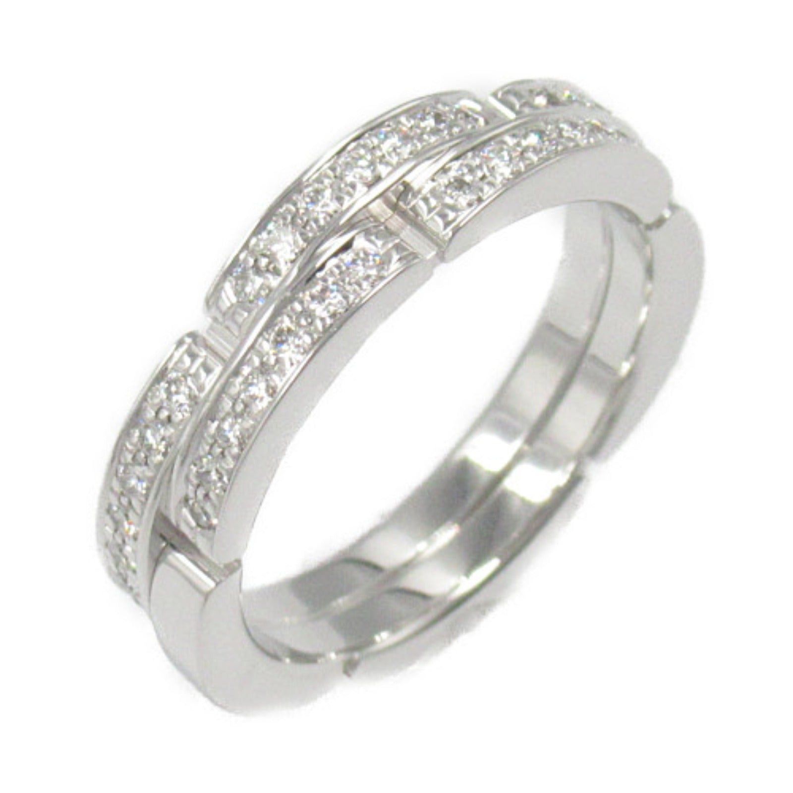 Cartier Cartier Mailon Panthère Diamond Ring K18Wg (White Gold) Clear Size ONE SIZE - 1 Thumbnail