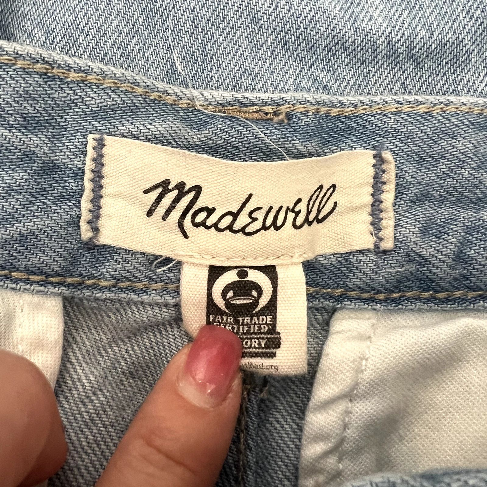 Madewell Madewell The Harlow Wide Leg Jeans size 28 Blue Size 28" / US 6 / IT 42 - 4 Thumbnail