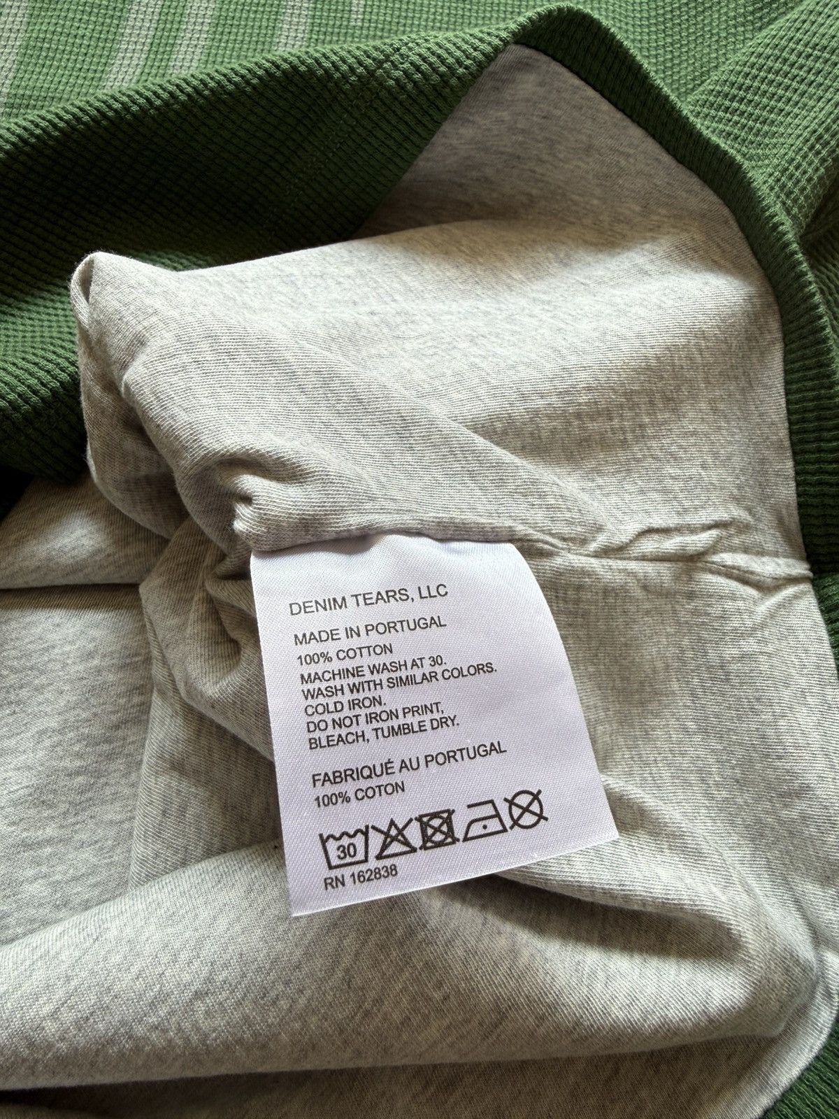 DENIM TEARS Denim Tears ADG Inc. Thermal Green Medium Size US M / EU 48-50 / 2 - 7 Thumbnail