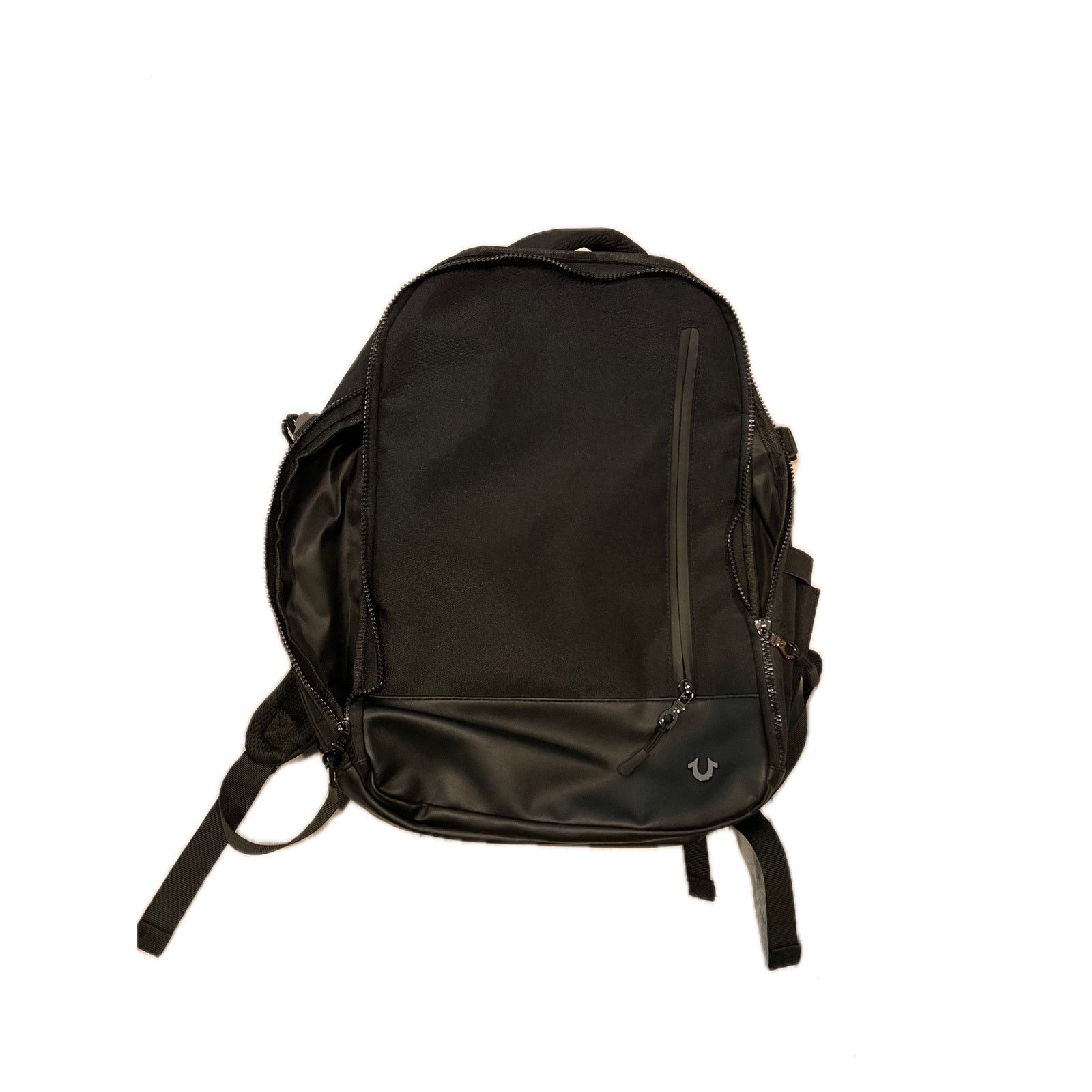 True Religion True Religion World Tour Black Poly Canvas Backpack Size 28 - 1 Thumbnail