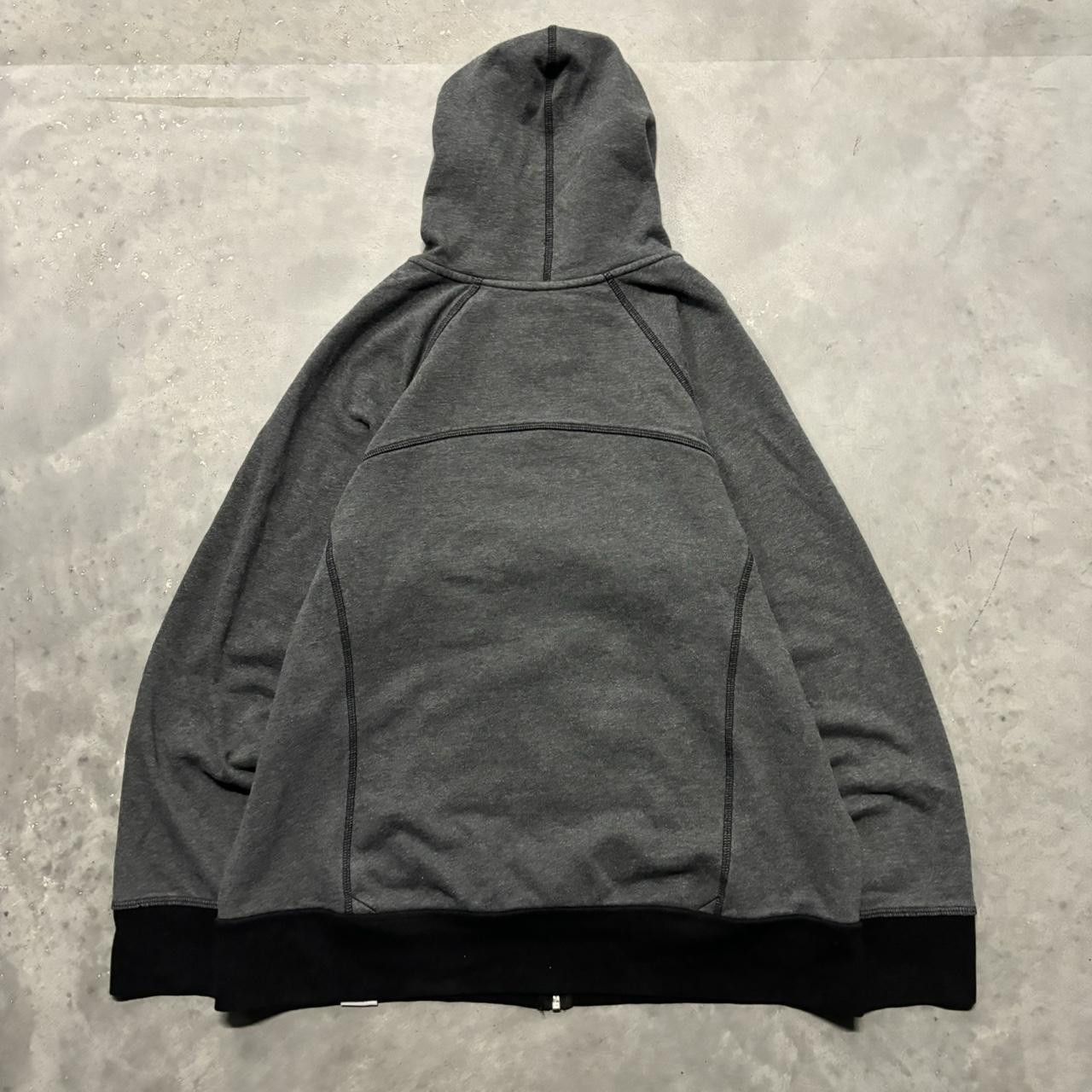 Japanese Brand × Vintage Crazy Vintage Y2K/2000s Grunge Grey Spider Web Skater Zip Up Hoodie! Size US L / EU 52-54 / 3 - 7 Thumbnail