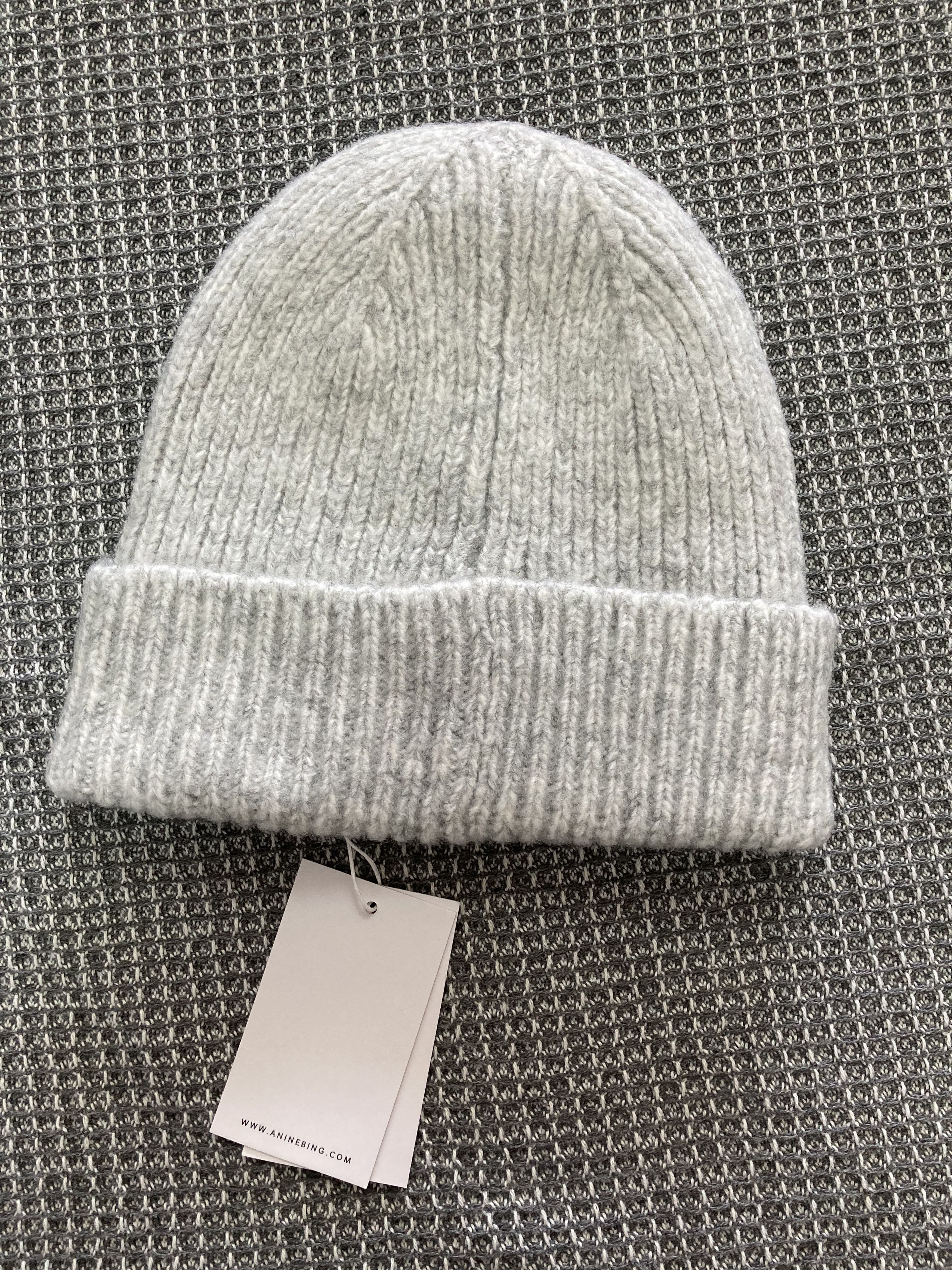 Anime Anine Bing Elia Beanie in Charcoal Size ONE SIZE - 3 Thumbnail