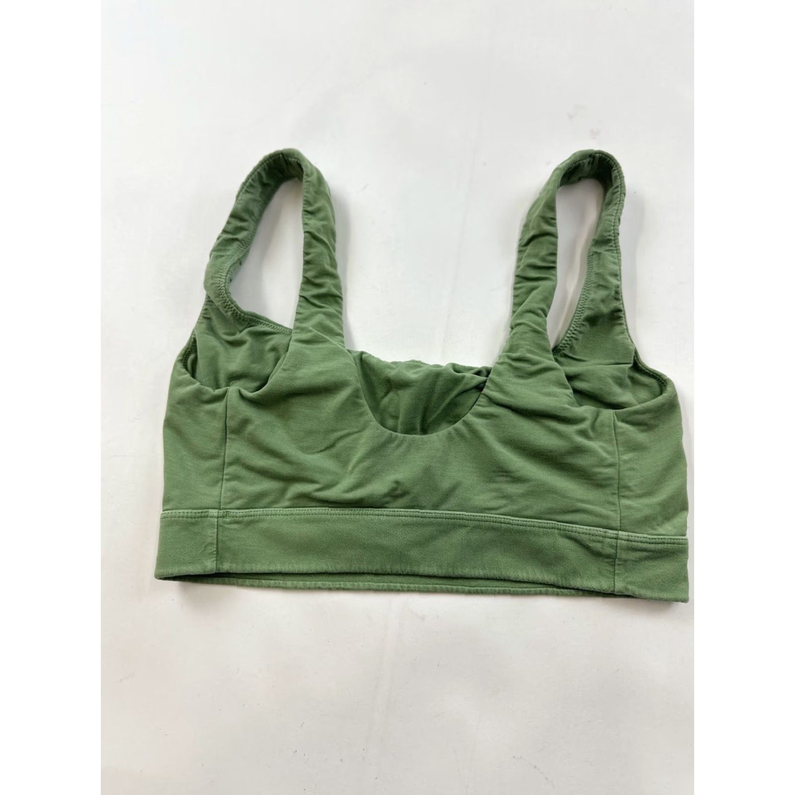 Vintage Parade Bralette Women’s 1 Green Sports Bra Soft Size ONE SIZE - 2 Thumbnail