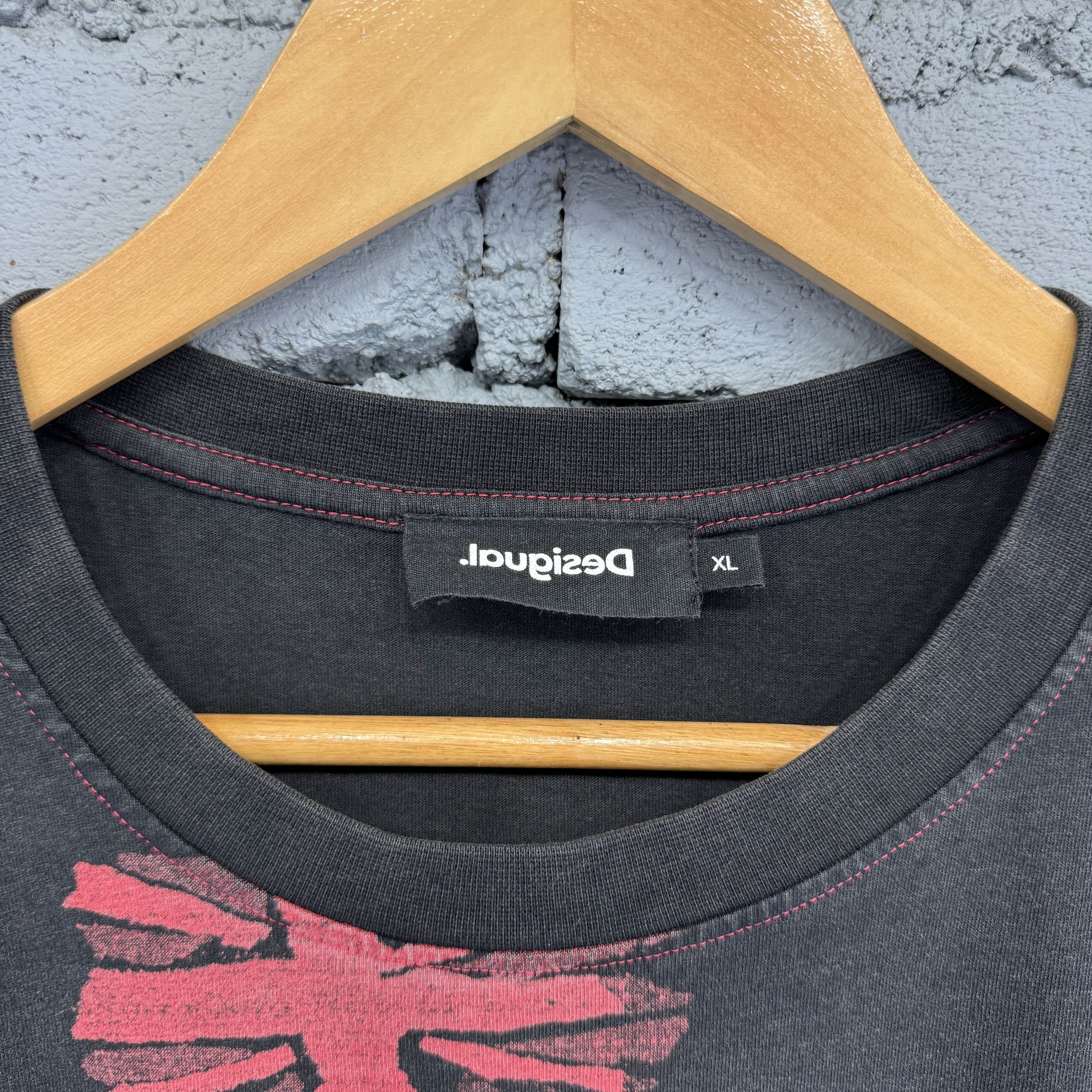 Vintage Rare Vintage Desigual Punk Style Tshirt Size US XL / EU 56 / 4 - 4 Thumbnail