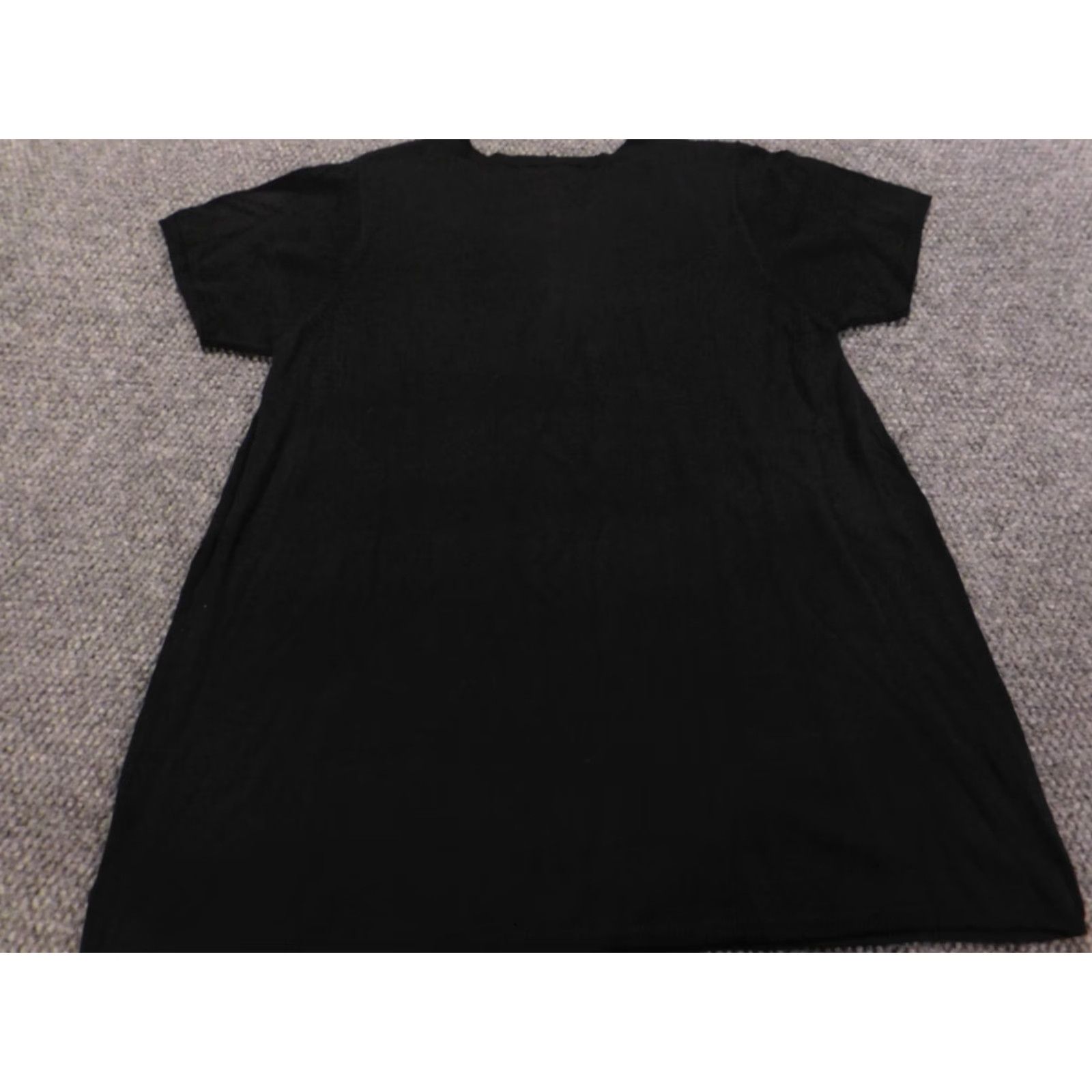 Asics Belly Basics Blouse Women L Black Cap Sleeve Crew Neck Pullover Stretch Casual Regular Size L Size L / US 10 / IT 46 - 7 Thumbnail