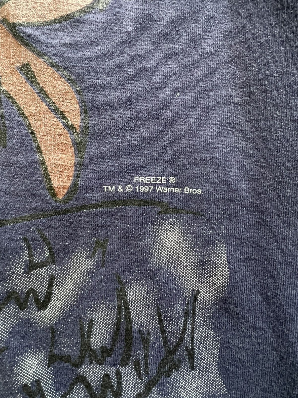Vintage × Warner Bros Vintage Looney Tunes Taz Camping Hot Tempered AOP Size US L / EU 52-54 / 3 - 5 Thumbnail