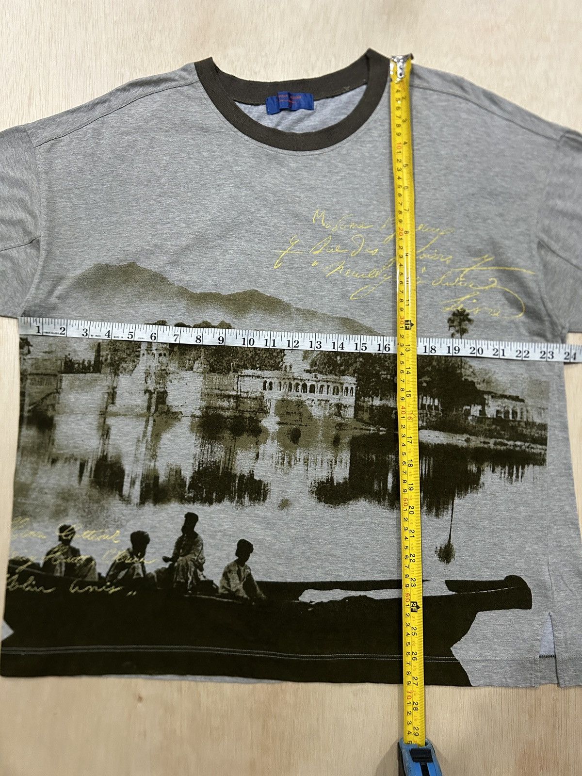 Japanese Brand Vintage Christian Aujard ‘Lake View’ Boxy Tee Size US L / EU 52-54 / 3 - 10 Thumbnail