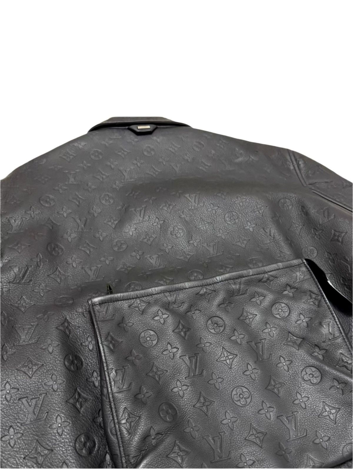 Louis Vuitton Louis Vuitton 52 Utility Leather Jacket Monogram Embossed Size US L / EU 52-54 / 3 - 4 Thumbnail
