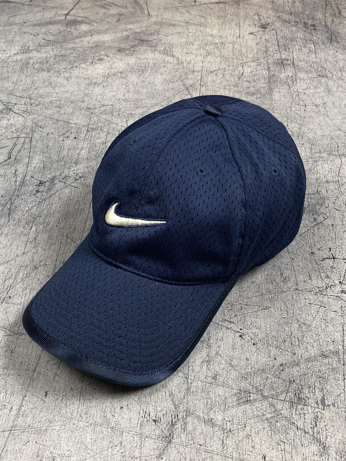 Nike × Vintage Vintage Nike Just Do It Center Logo y2k Drill Cap Size ONE SIZE - 2 Thumbnail