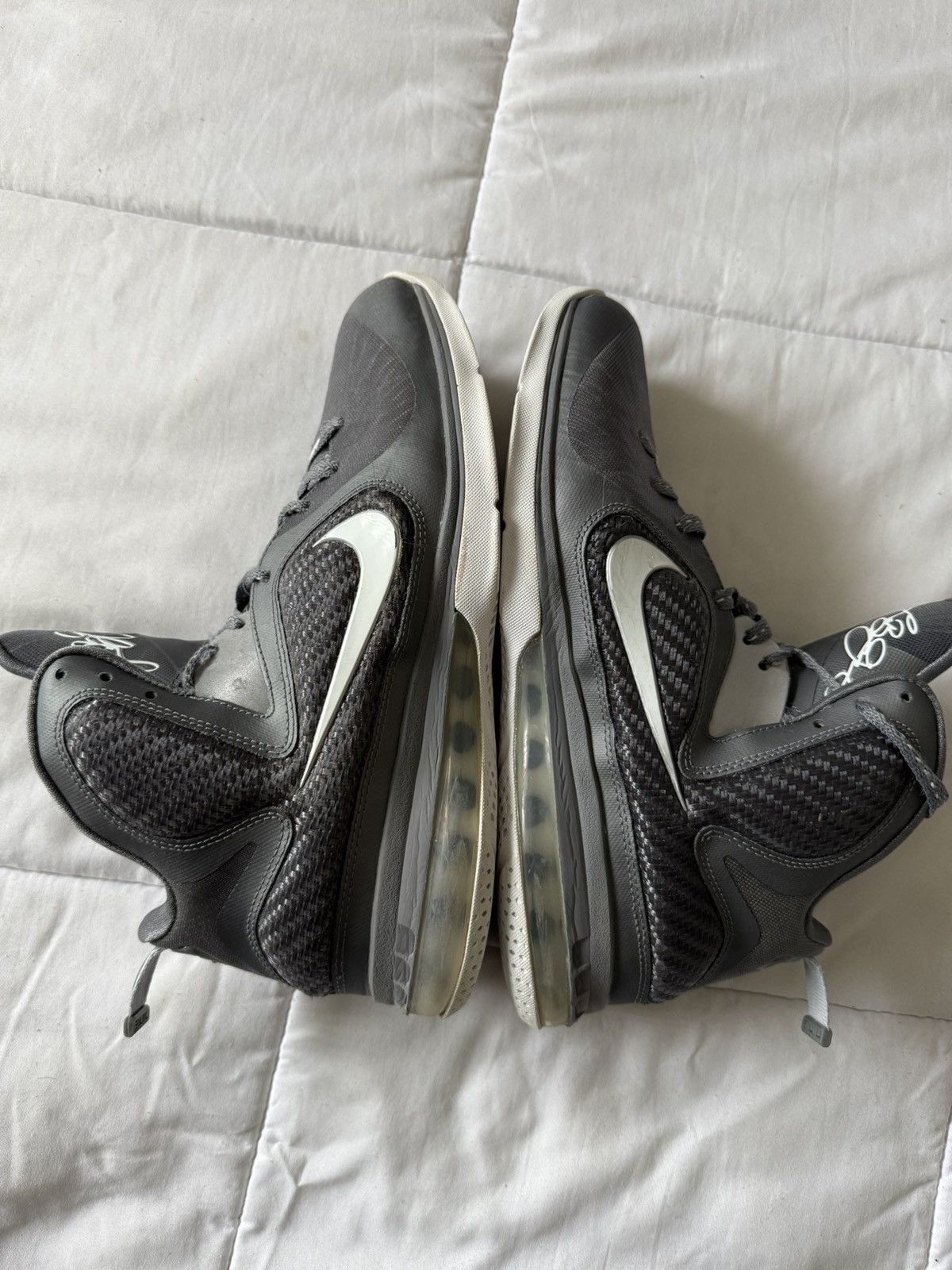 Nike 2012 Nike LeBron 9 “Cool Grey” Size US 10 / EU 43 - 11 Thumbnail