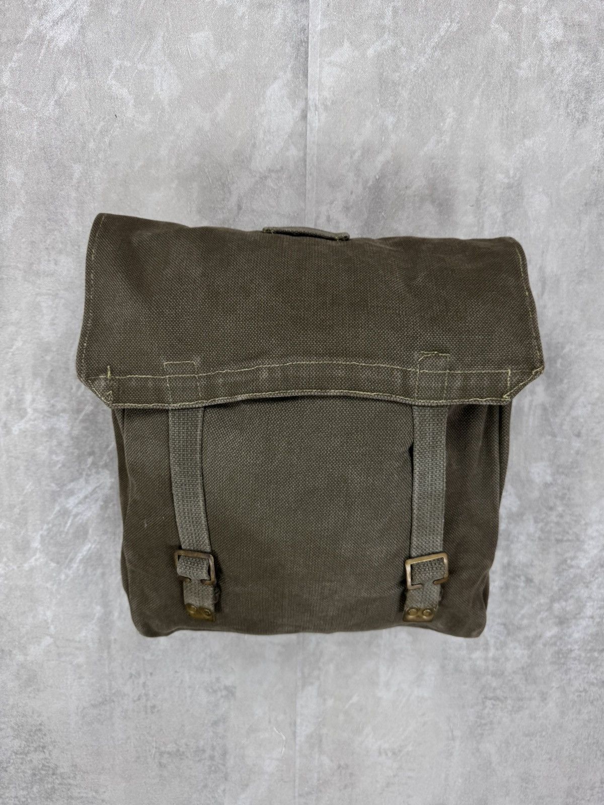 Other Vintage military canvas Biker Bag Motorcycle back bag Size ONE SIZE - 3 Thumbnail