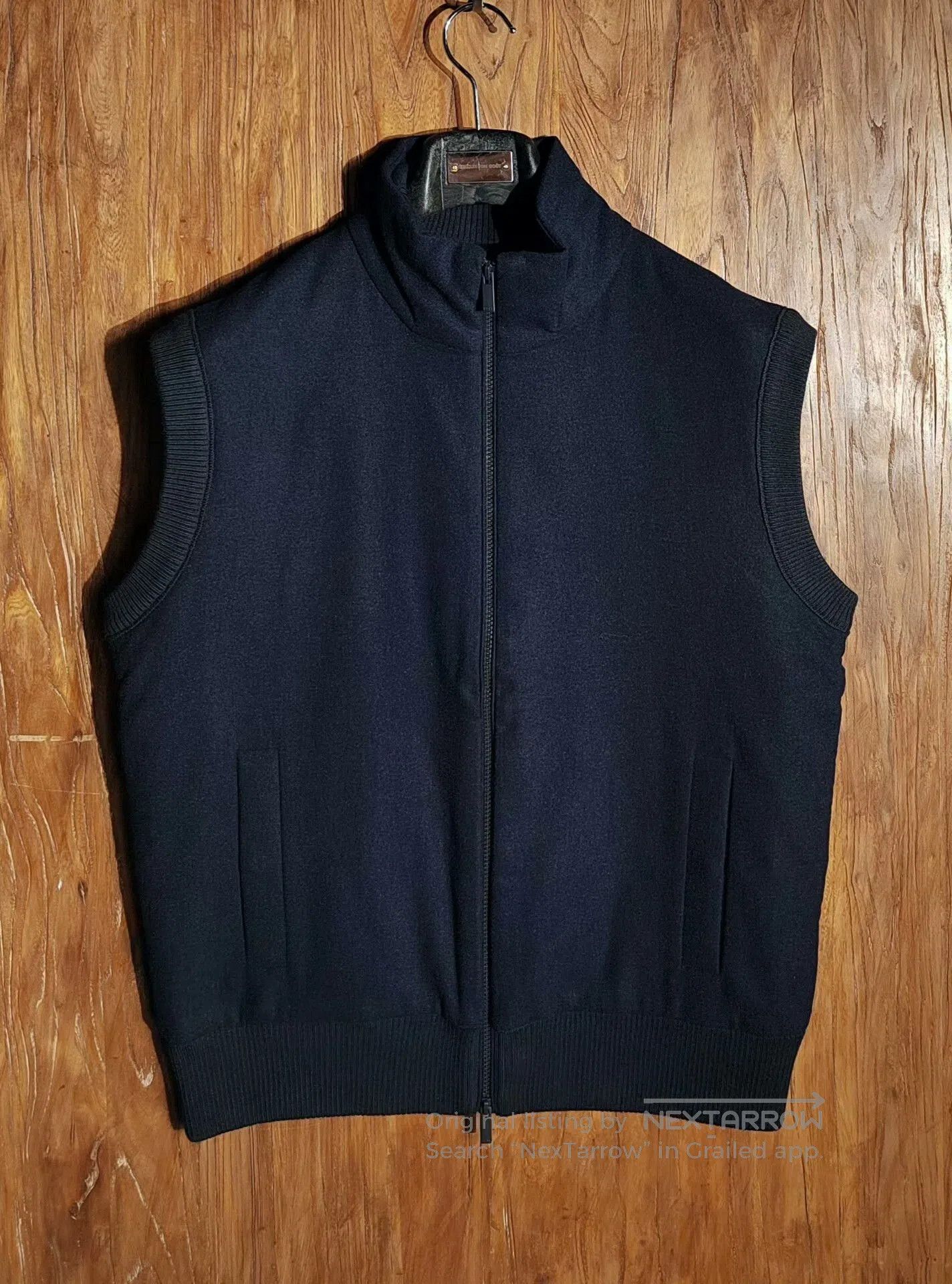 Hugo Boss Hugo Boss Blue Wool Vest. Size US L / EU 52-54 / 3 - 1 Thumbnail