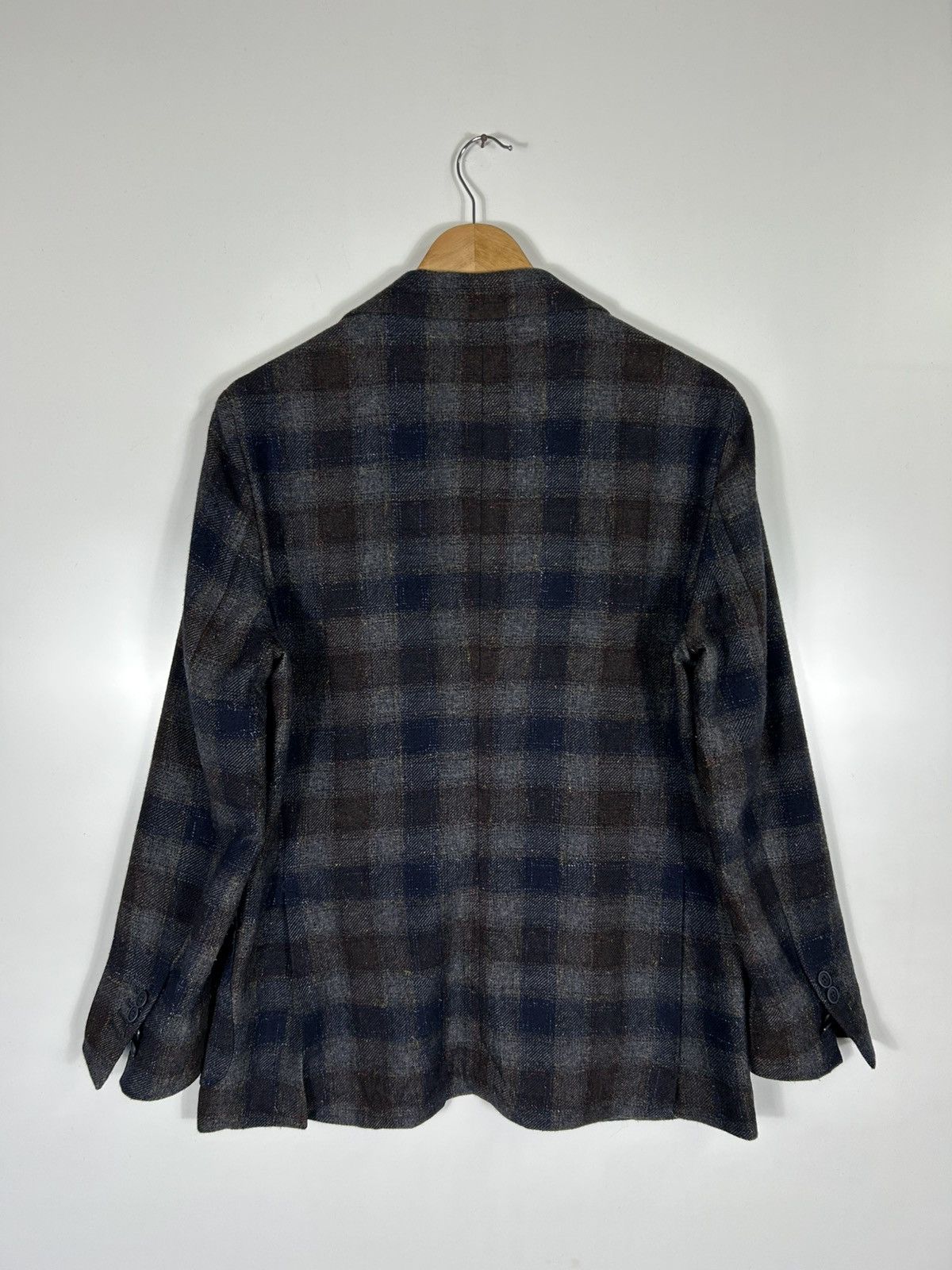 Designer 🔥51 CINQUANTUNO Italian Wool Luxury Flannel Sport Coat Size US M / EU 48-50 / 2 - 15 Thumbnail