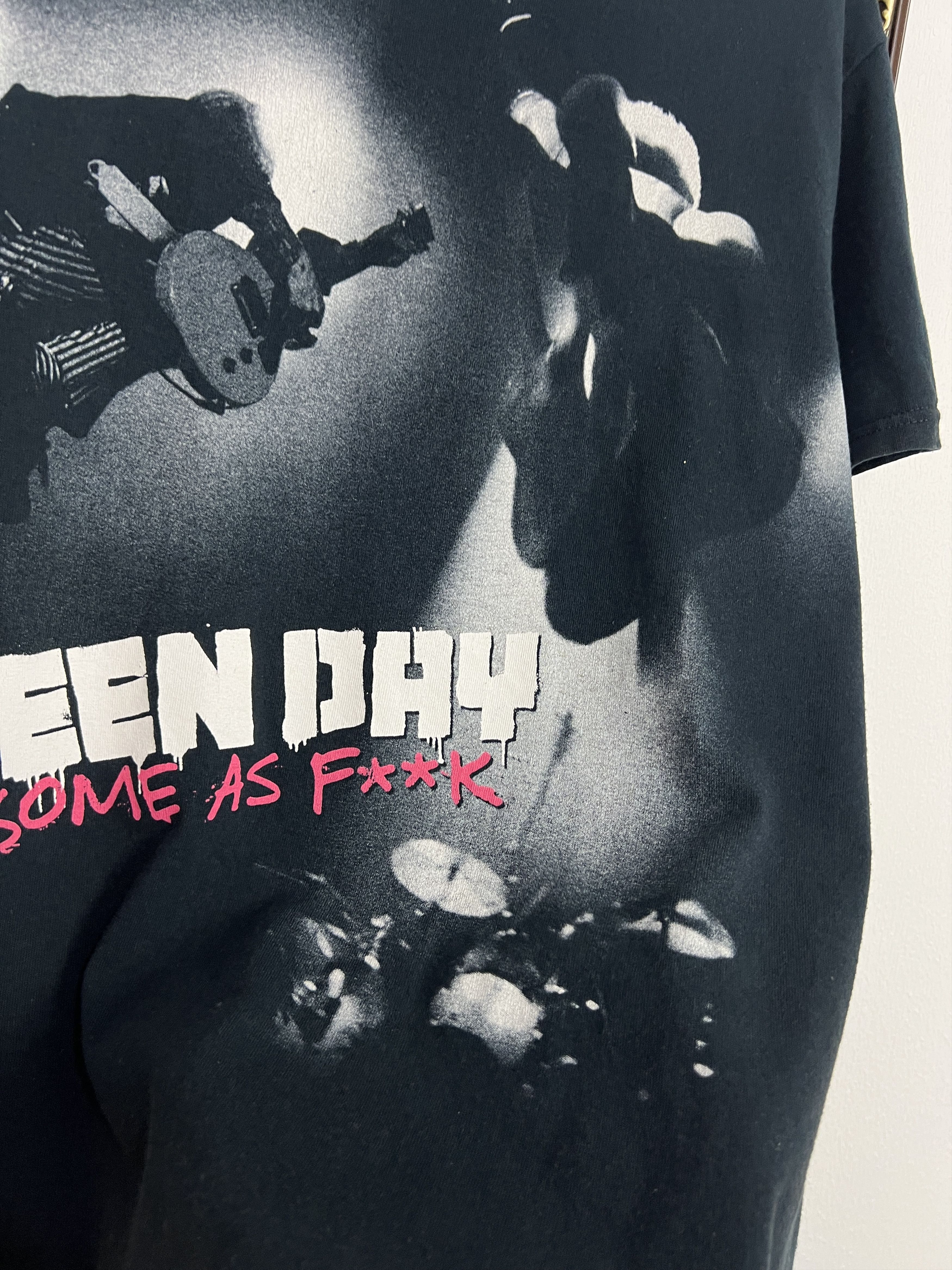 Gildan Green Day Awesome As F**k Shirt Over Print Band Tee Hype Size US M / EU 48-50 / 2 - 5 Thumbnail