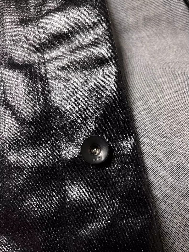 Rick Owens Rick Owens Black Wax Long Sleeve Jacket 2504-Nextarrow Size US M / EU 48-50 / 2 - 6 Thumbnail