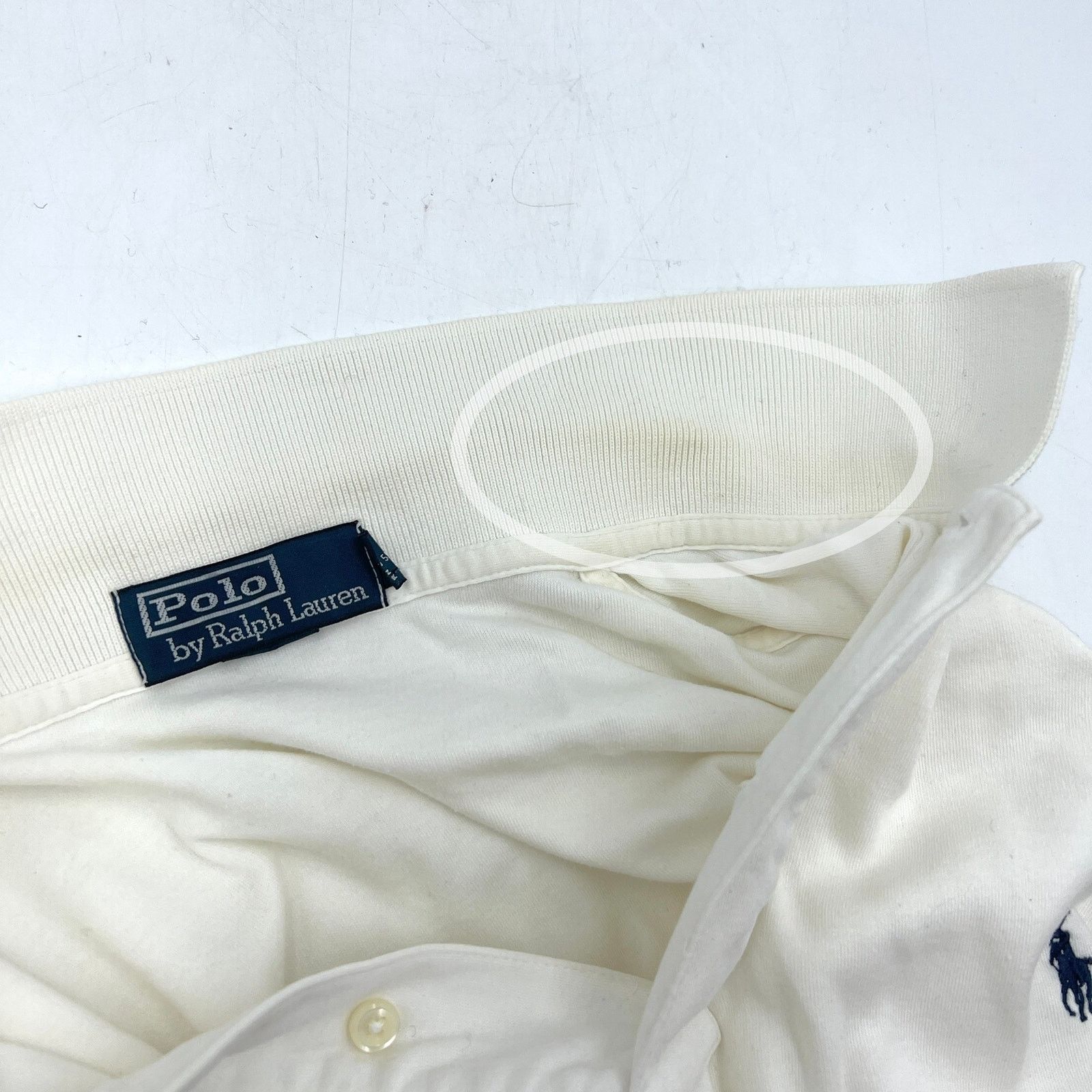 Polo Ralph Lauren × Vintage 90s Polo Ralph Lauren Classic White Polo Shirt Size US M / EU 48-50 / 2 - 4 Thumbnail