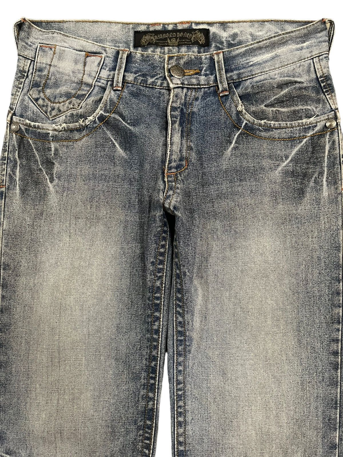 KMRii Vintage Japanese Brand Blue Wash Style Baggy Jeans Size US 32 / EU 48 - 3 Thumbnail
