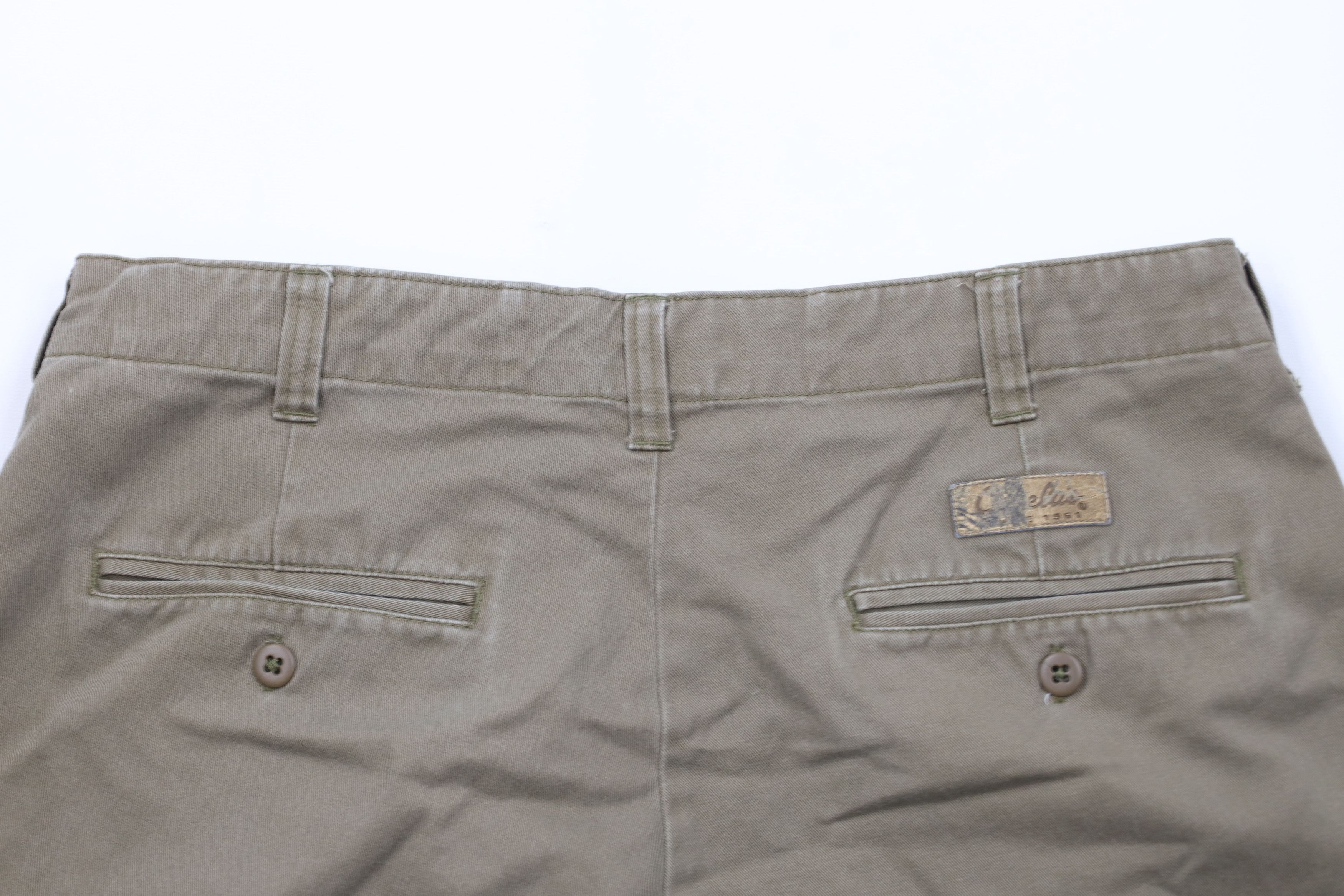Cabelas × Vintage Vintage 90s Cabelas Above Knee Chino Shorts Breen Cotton Size US 34 / EU 50 - 10 Thumbnail