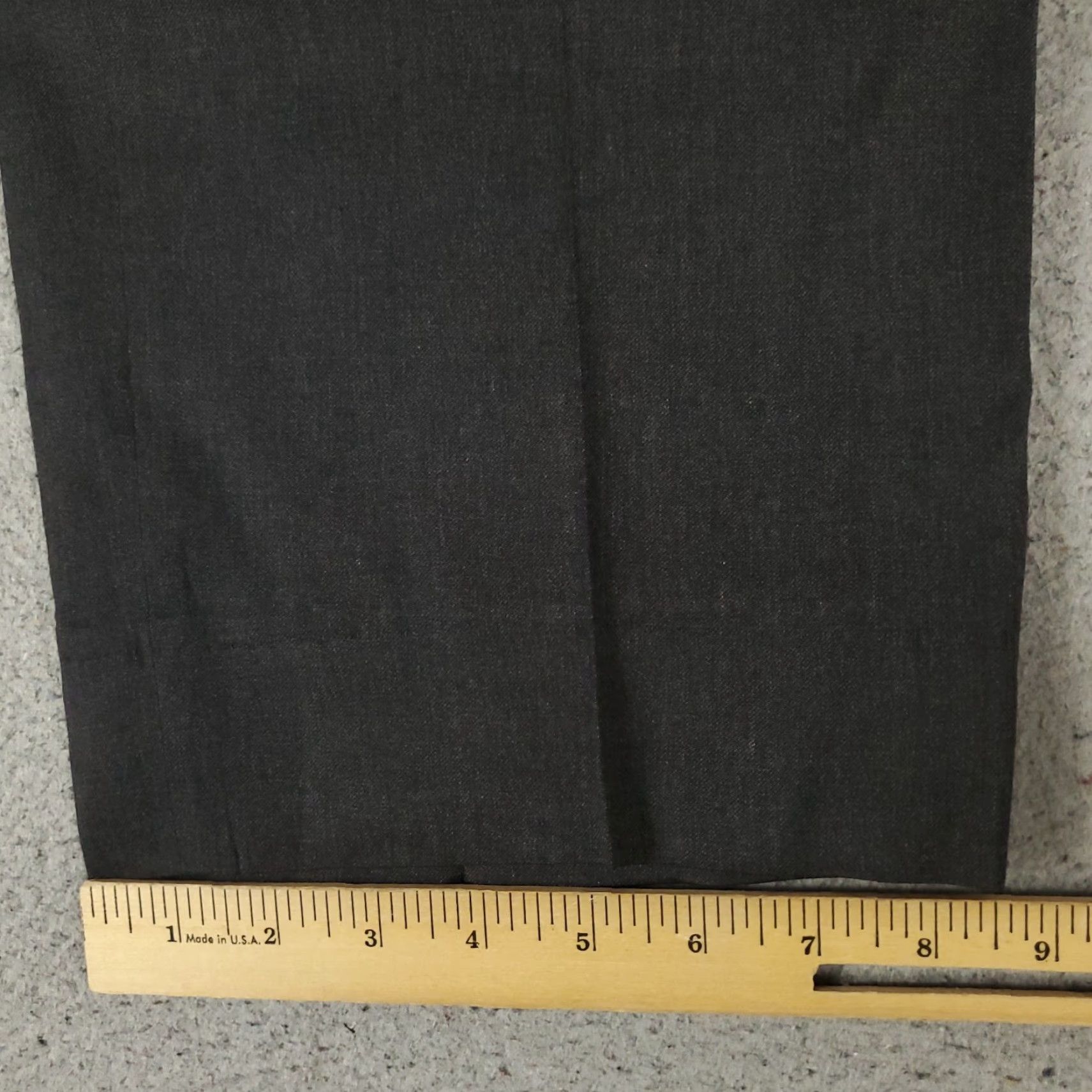 Canali Canali Pants Mens 34x29 Gray Wool Dress Slacks Flat Front Trousers Chino Size US 34 / EU 50 - 6 Thumbnail