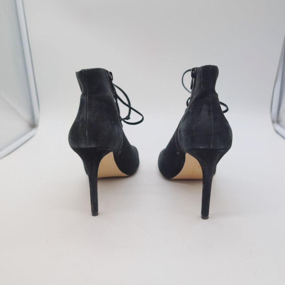 Lord & Taylor Lord & Taylor sz 8 Elegant Black Lace-Up Ankle Boots Fander Size US 8 / IT 38 - 5 Thumbnail