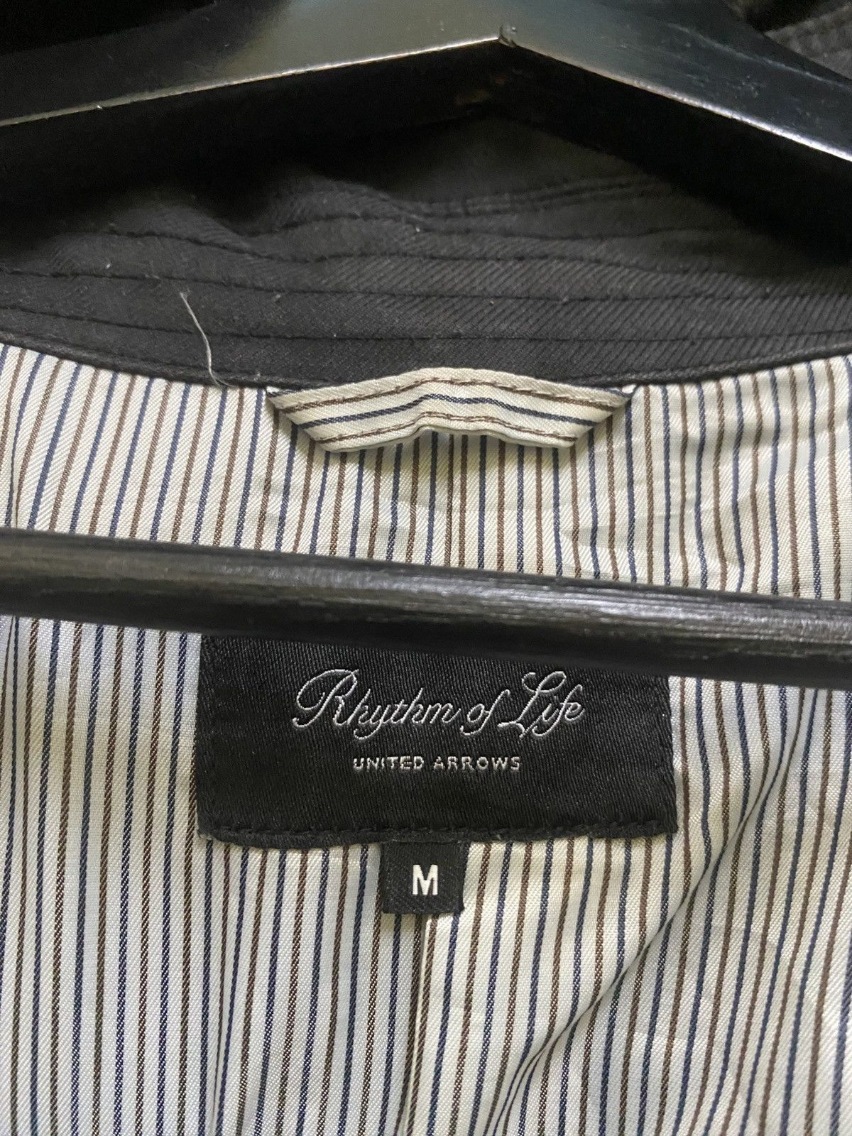 United Arrows United Arrows Rhythm of Life Black Cotton Blend Field Jacket Size US S / EU 44-46 / 1 - 6 Thumbnail