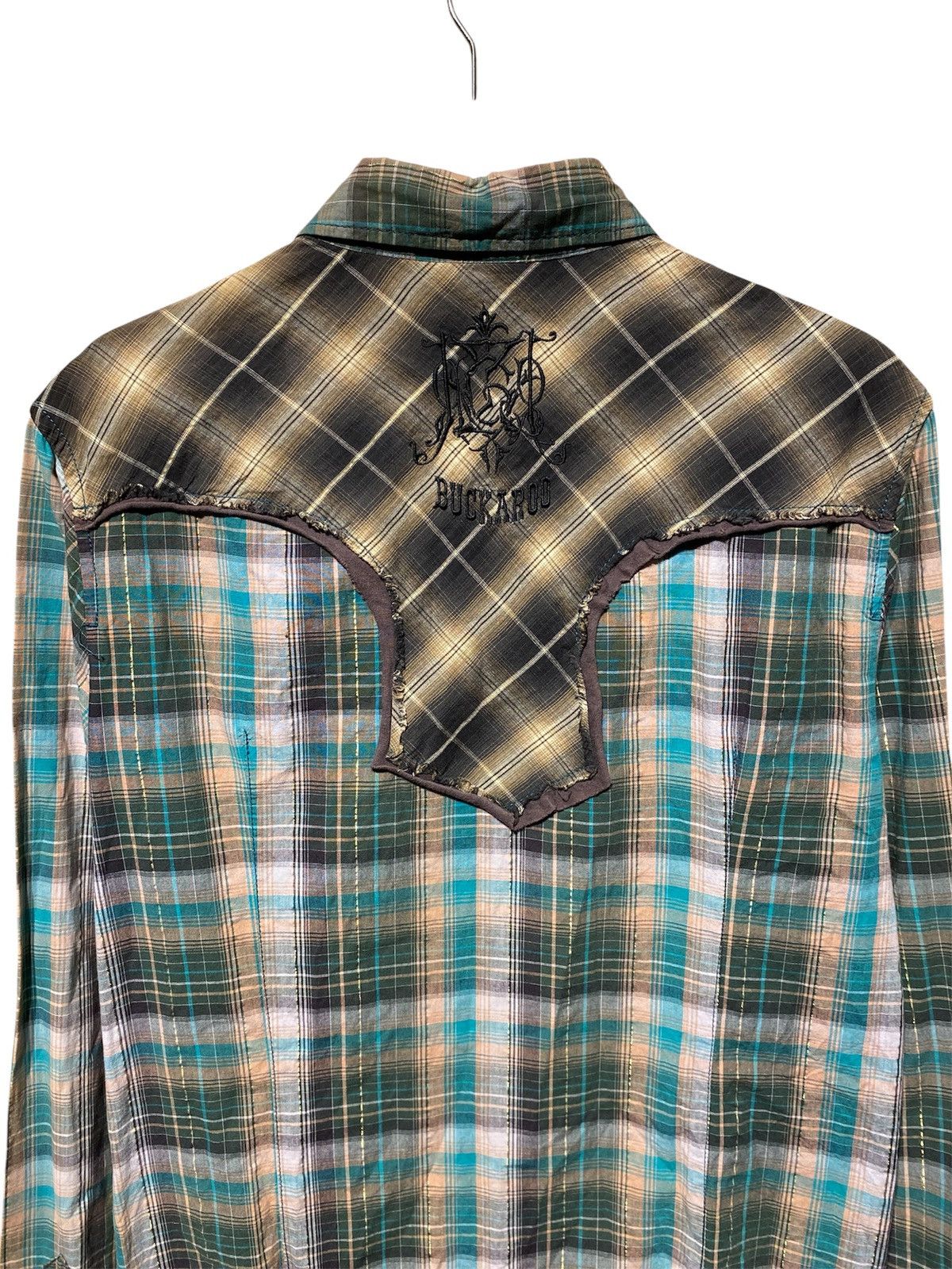 Tornado Mart Buckaroo Western Pearl Snap Button Gothic Punk Kmrii LGB Size US L / EU 52-54 / 3 - 4 Thumbnail