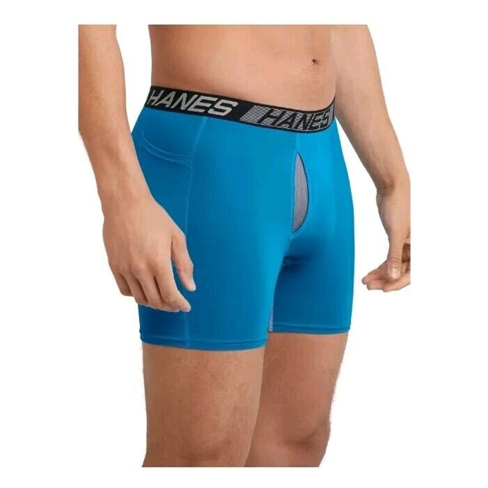 Hanes Hanes Men's X-Temp Boxer Briefs Support Pouch 3 Pk Small Size 28 - 5 Thumbnail