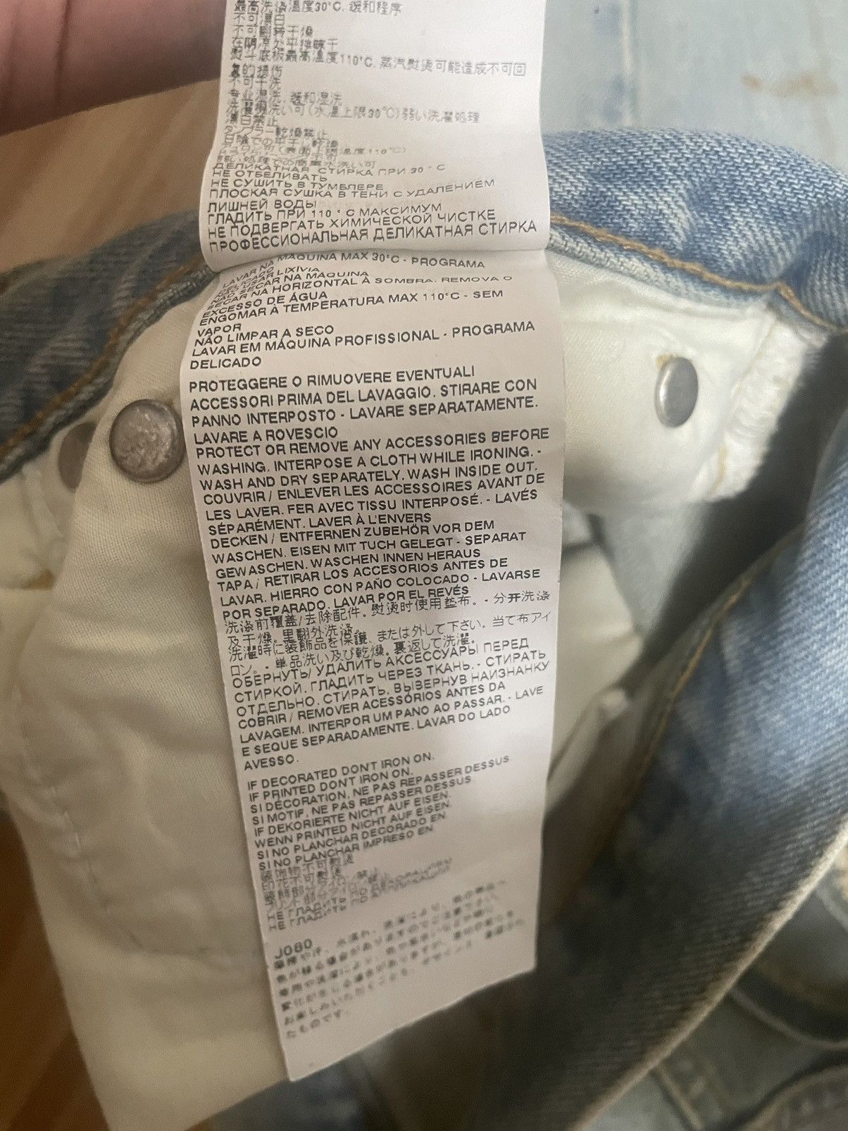 Maison Margiela Maison Margiela Distressed Denim with Strap Pouch Size US 30 / EU 46 - 7 Thumbnail