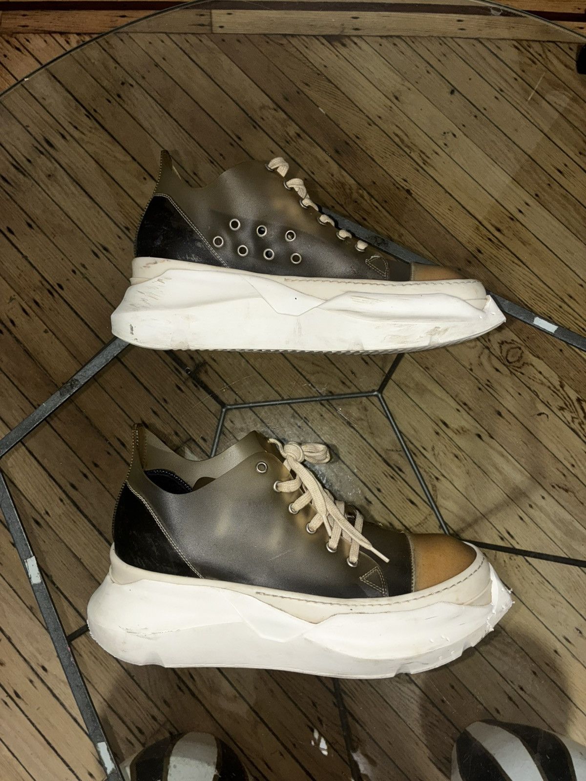 Rick Owens Drkshdw Rick Owens DRKSHDW Abstract Low Ramones Sneakers Size US 9 / EU 42 - 6 Thumbnail