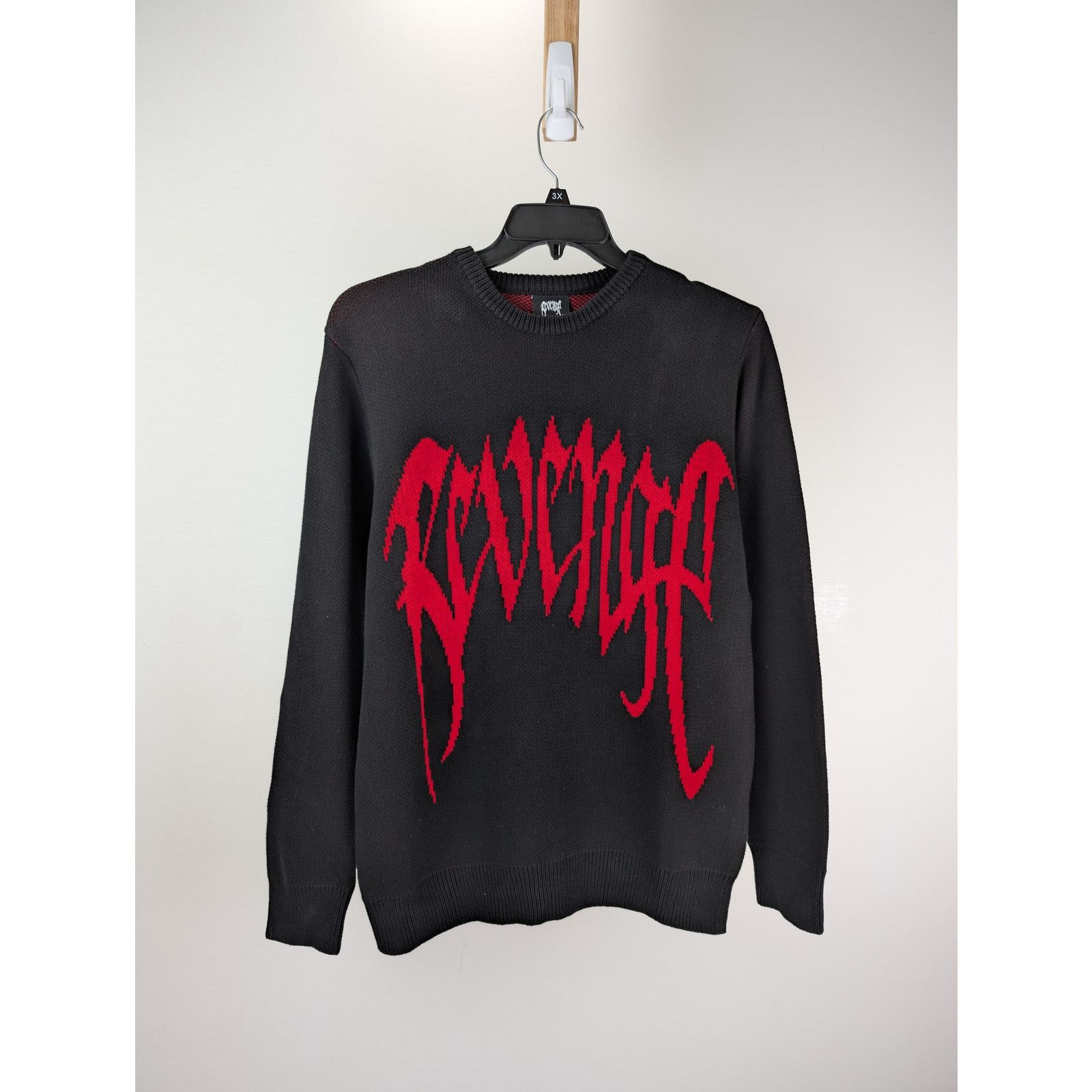 Revenge o1rshd1 Revenge Logo Sweatshirt Sweater in Black Size US L / EU 52-54 / 3 - 8 Thumbnail