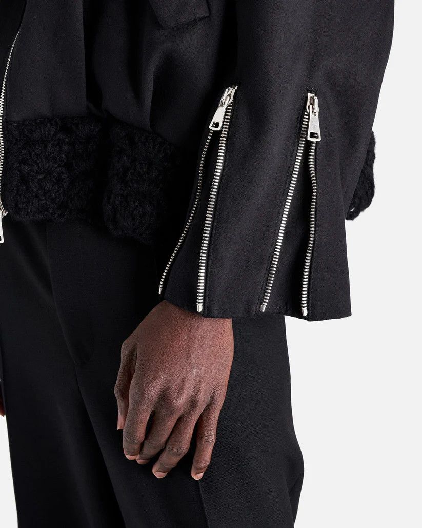 o1s1v1r1oon0925 Exclusive Ipstone Bomber Jacket in Black