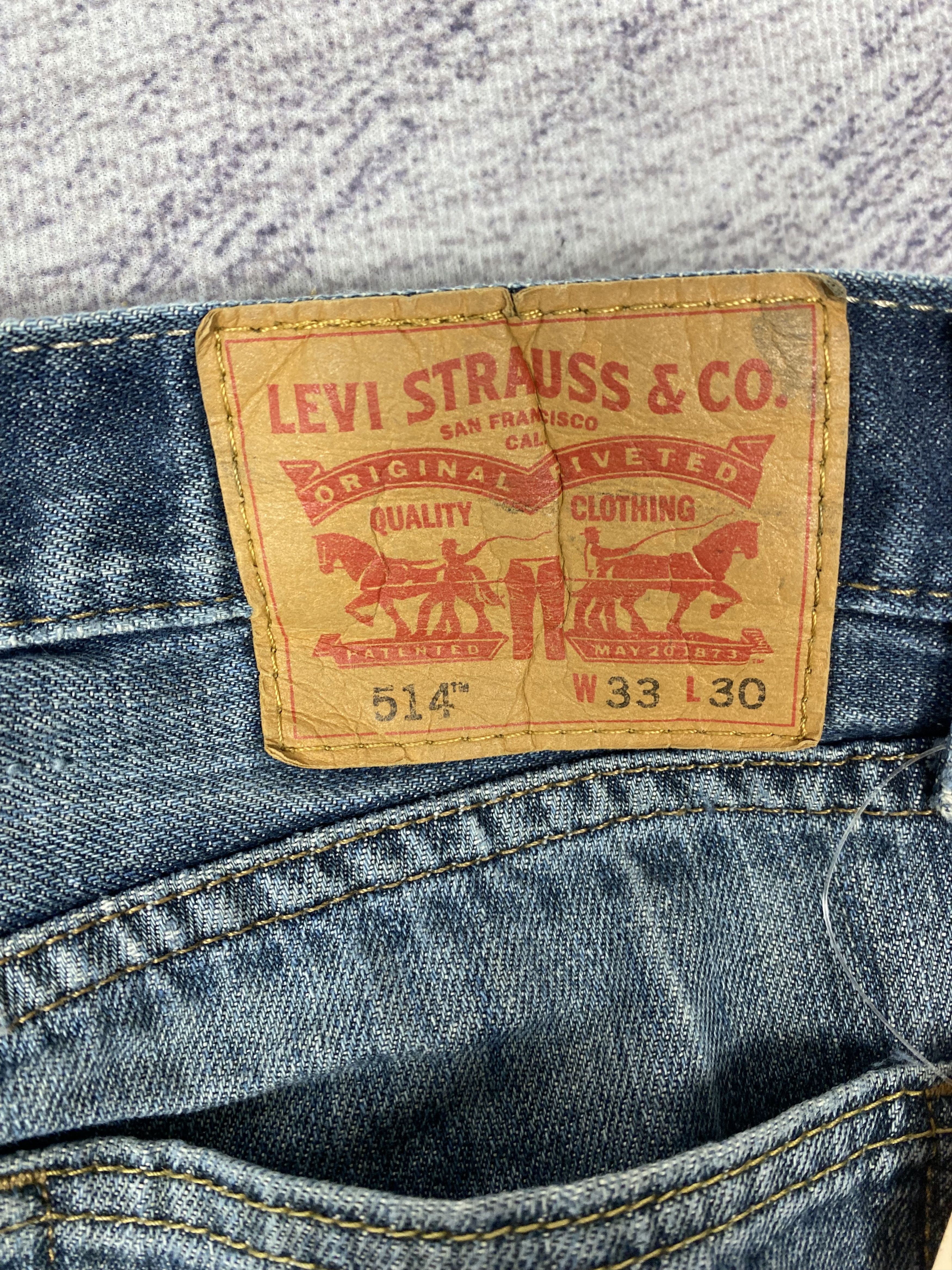 Levi's Vintage Levi's 514 Distressed Blue Denim Jeans PT0483 Size US 32 / EU 48 - 13 Thumbnail