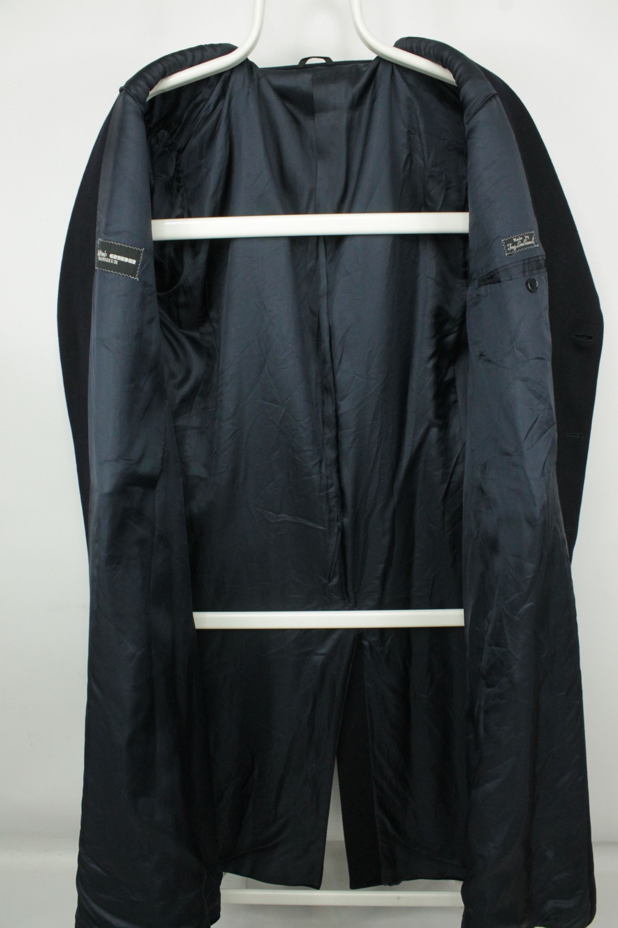 Loro Piana Vintage Bongenie Grieder Loro Piana Pure Lana Navy Overcoat Size US XL / EU 56 / 4 - 6 Thumbnail