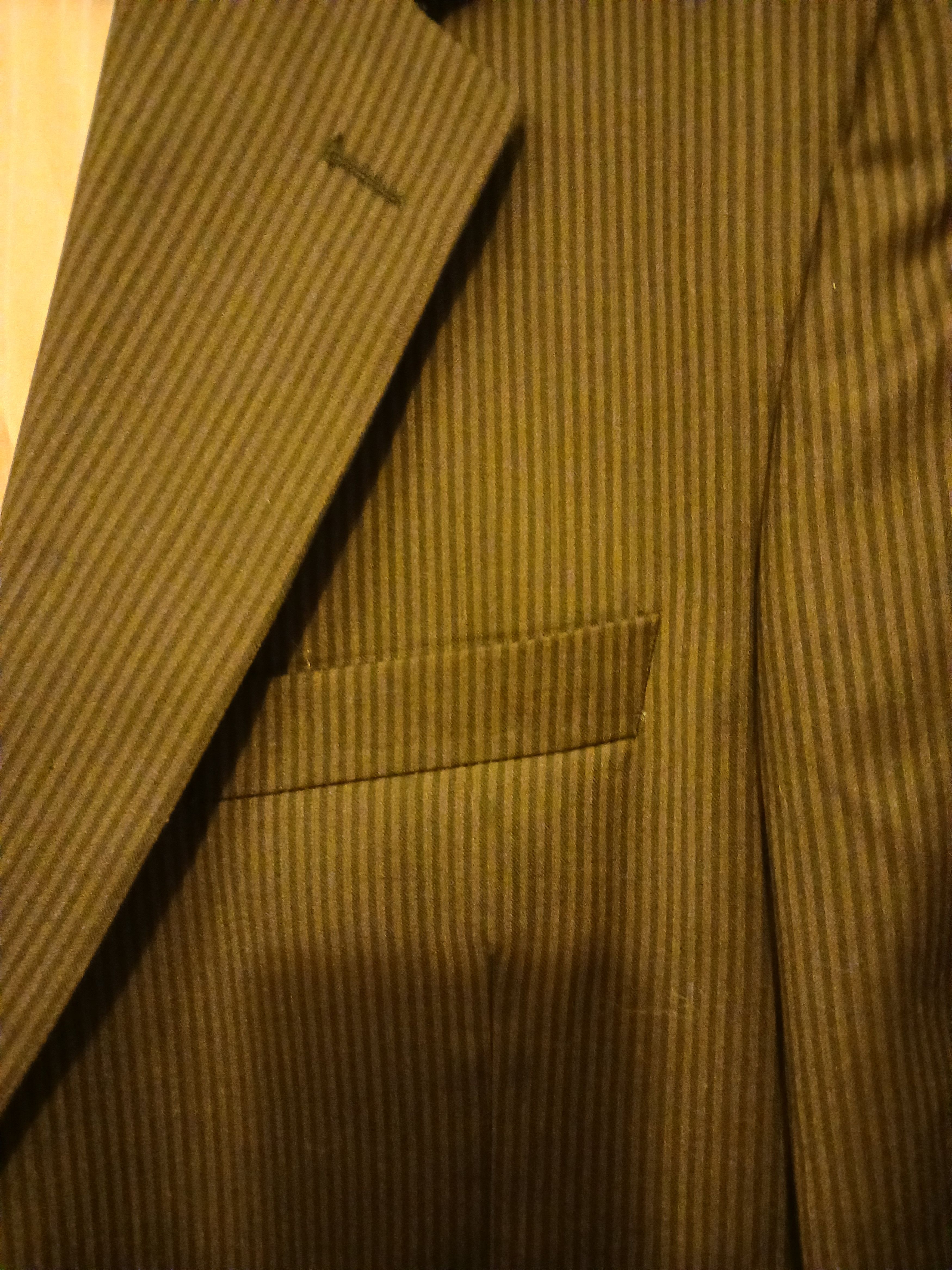 Other 100% Wool Striped Blazer Size 44R - 3 Thumbnail