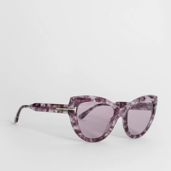 image of NWT Tom Ford Anya Ft0762 - 56Y Violet Cat Eye Sunglasses in Purple, Women's