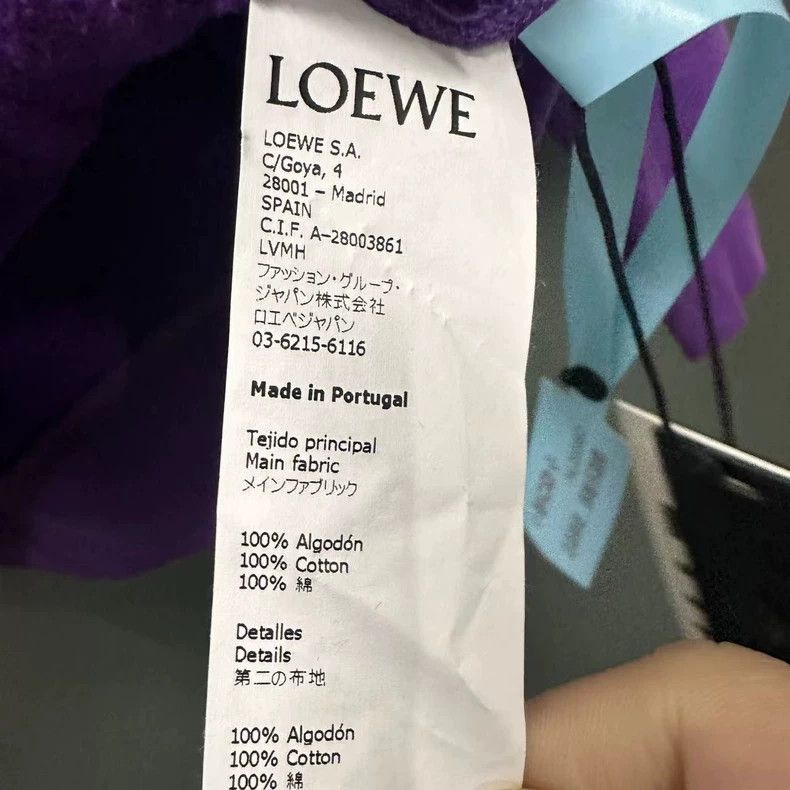 Loewe LOEWE Purple striped logo cap shirt Size XS / US 0-2 / IT 36-38 - 4 Thumbnail