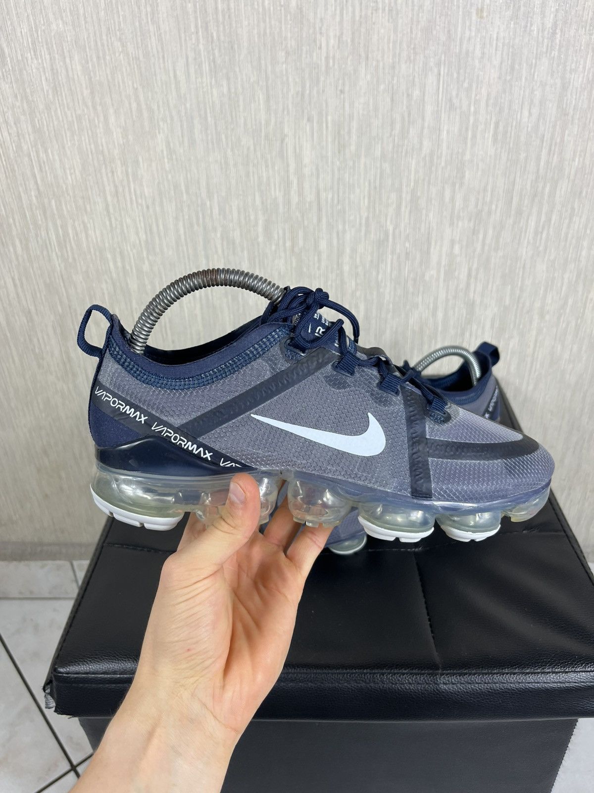 Nike Nike air vapormax 2019 obsidian pure platinum sneakers shoes Size US 7 / EU 40 - 3 Thumbnail