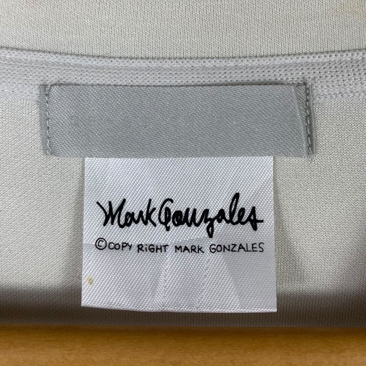 Vintage MARK GONZALES 1cent Sense Of Place Design Print White Shirt Size US M / EU 48-50 / 2 - 6 Thumbnail