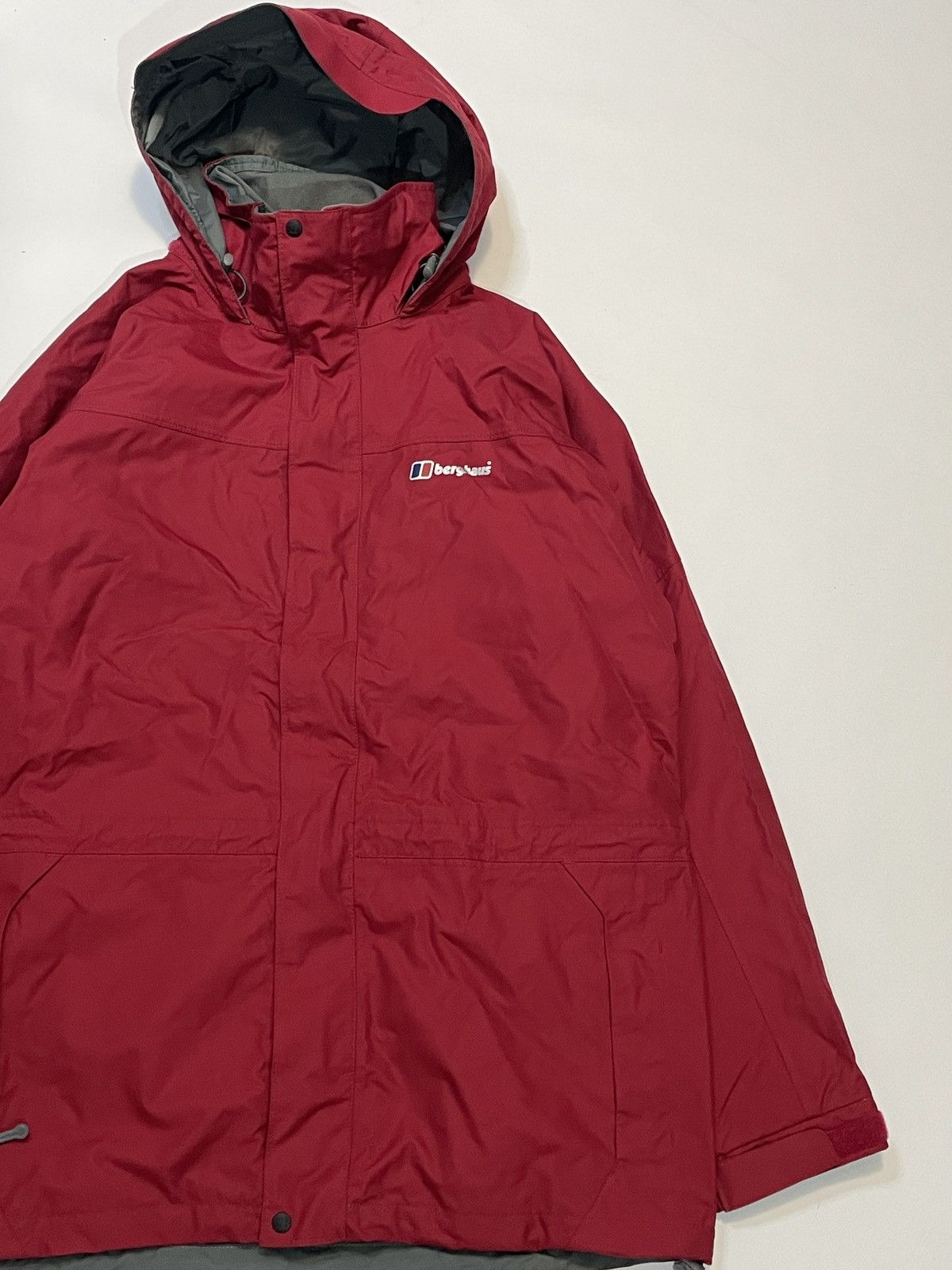 Berghaus Berghaus AQ2 Waterproof Shell Jacket – Deep Red Gorpcore Size US L / EU 52-54 / 3 - 3 Thumbnail