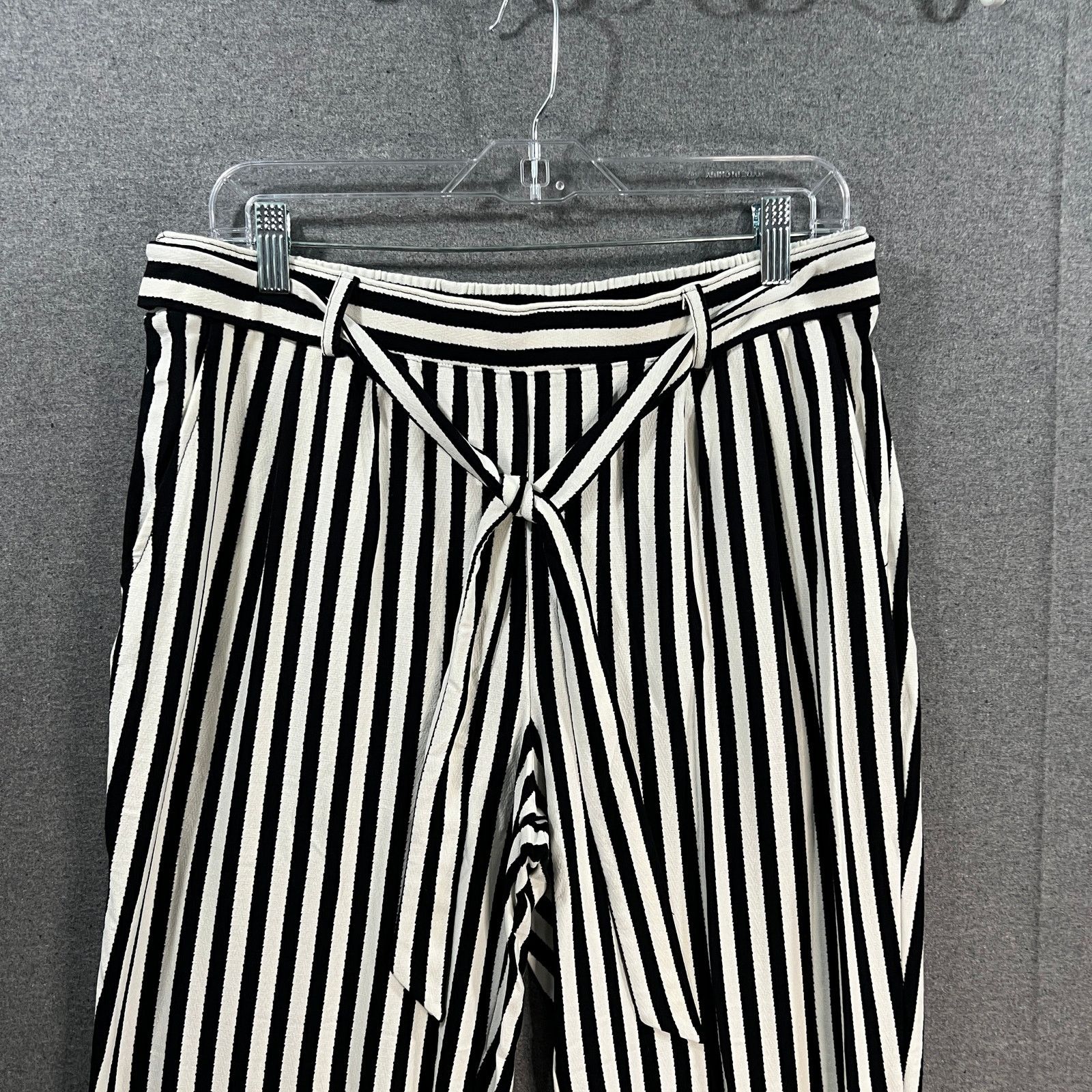 Other AnyBody Yarn Dued Textured Jersey Tapered Lea Pant with Tie Size 30" / US 8 / IT 44 - 6 Thumbnail