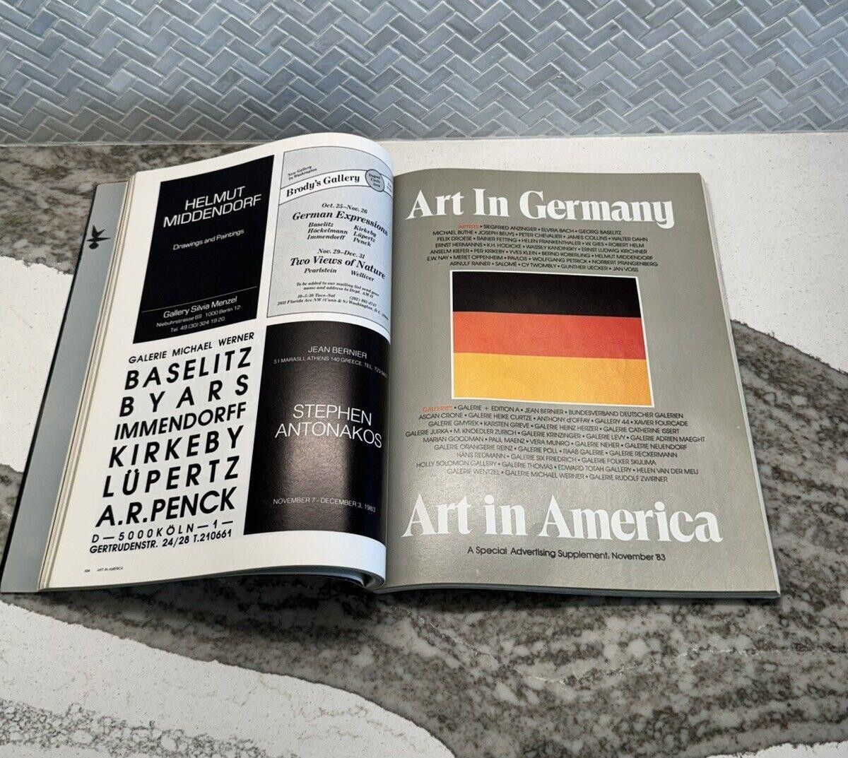 Designer 1983 NOVEMBER ART IN AMERICA MAGAZINE MANET SPECIAL SECTION Size ONE SIZE - 3 Thumbnail