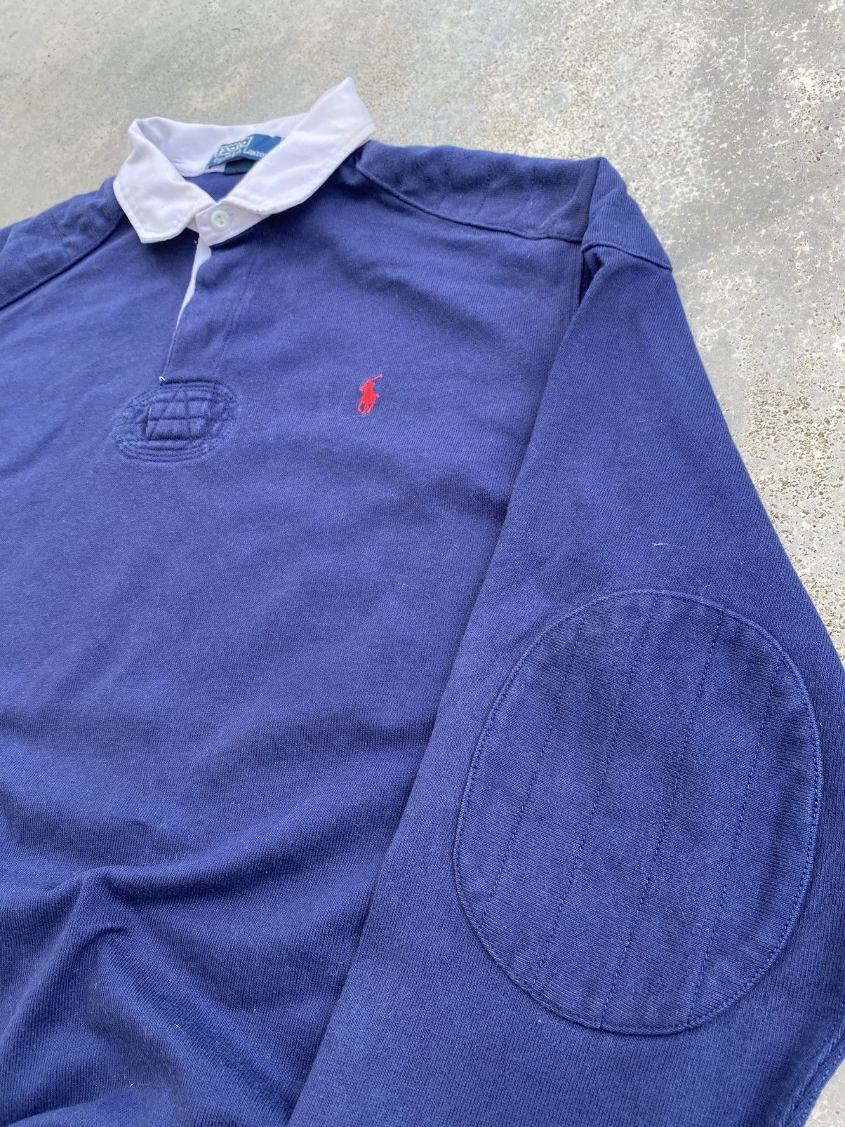 Polo Ralph Lauren Vintage Polo Ralph Lauren Rugby Long Sleeve polo shirt Size US L / EU 52-54 / 3 - 3 Thumbnail