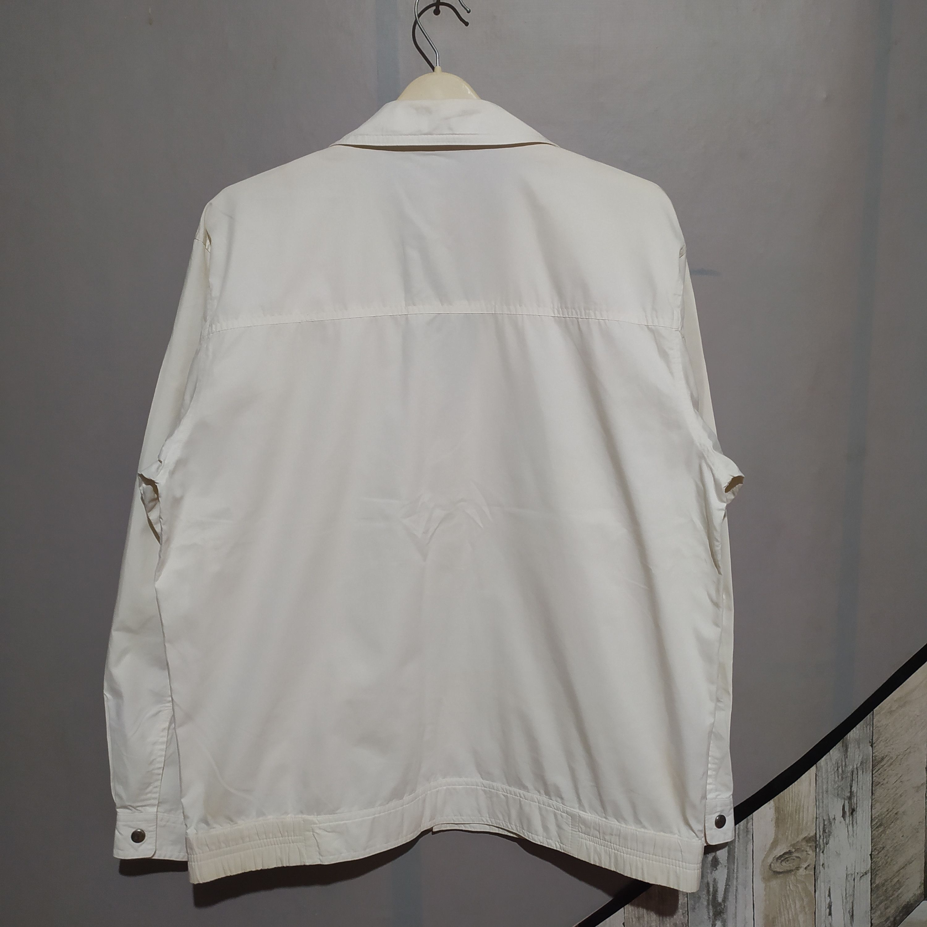 Vintage × Yves Saint Laurent Vintage YSL x Yves Saint Laurent Jacket White On White Size US M / EU 48-50 / 2 - 10 Thumbnail