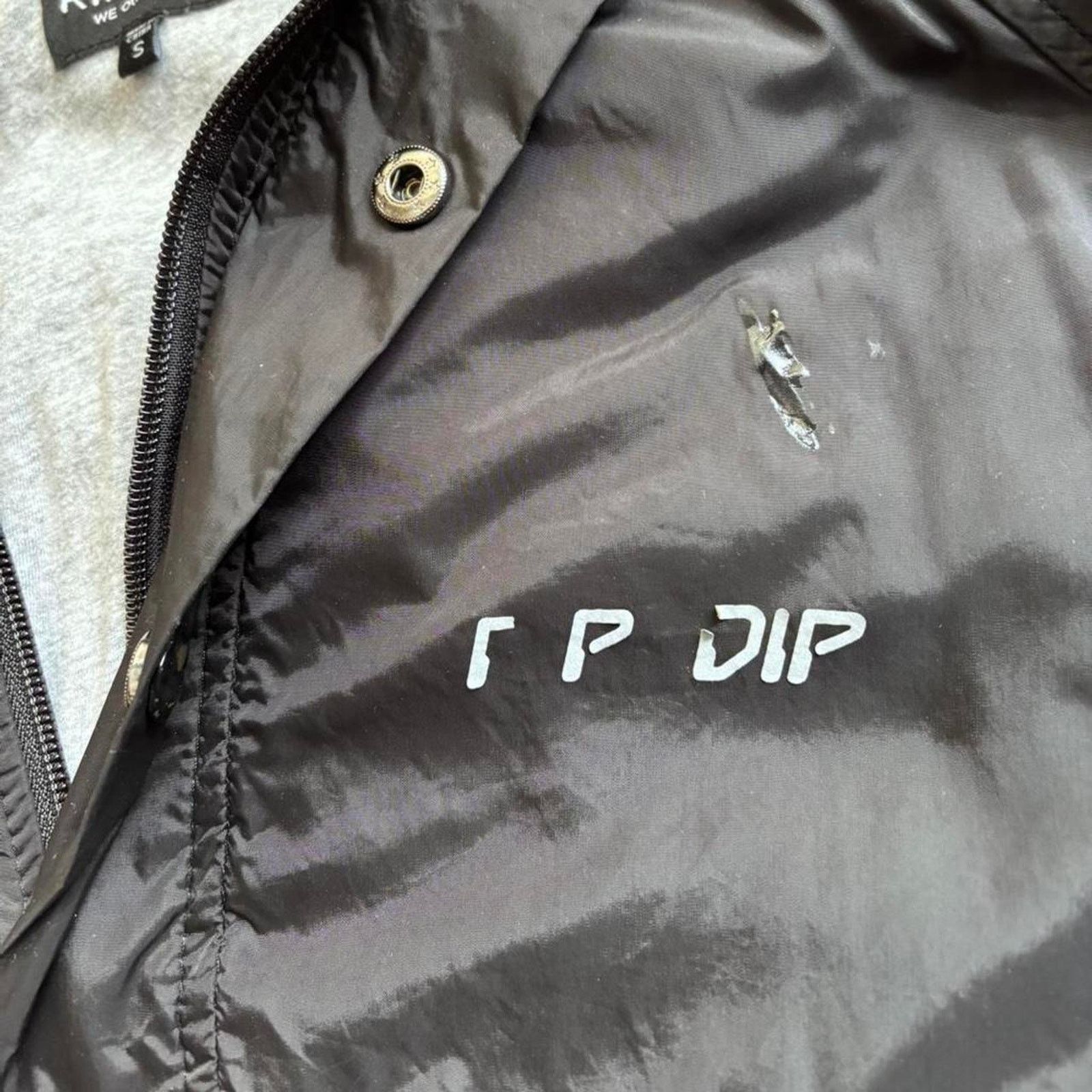 RIPNDIP Black and grey ripndip windbreaker Size US S / EU 44-46 / 1 - 5 Thumbnail
