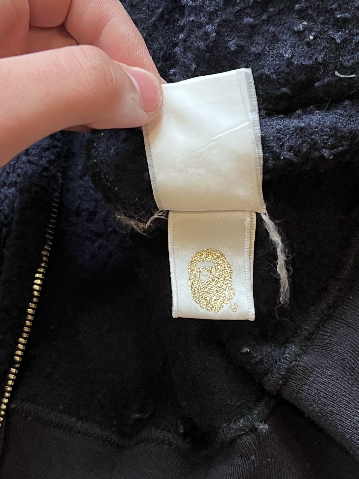 Bape Rare Bape Panda Fleece / Sherpa Zip Up Hoodie Size US S / EU 44-46 / 1 - 14 Thumbnail