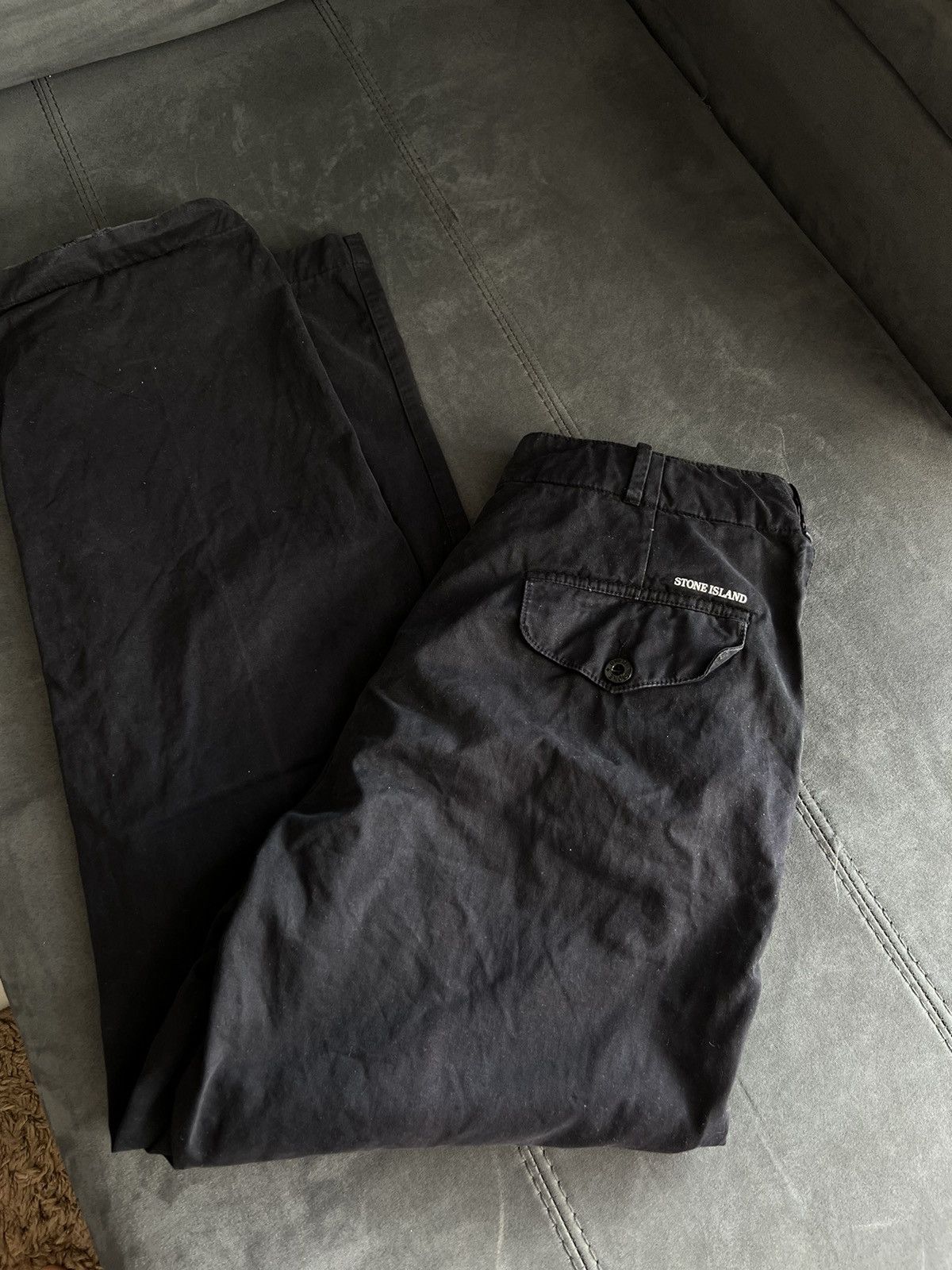 Stone Island × Vintage Stone island casual pants Size US 31 - 11 Thumbnail