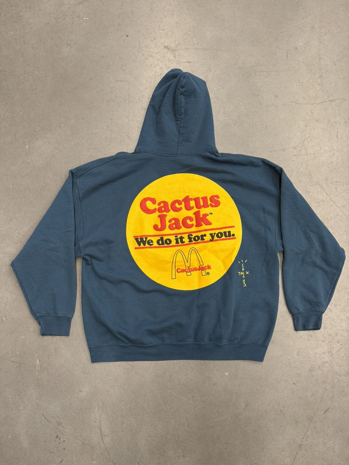 Travis Scott FW20 Cactus Jack By Travis Scott Mcdonalds Sticker Hoodie Size US XL / EU 56 / 4 - 1 Thumbnail