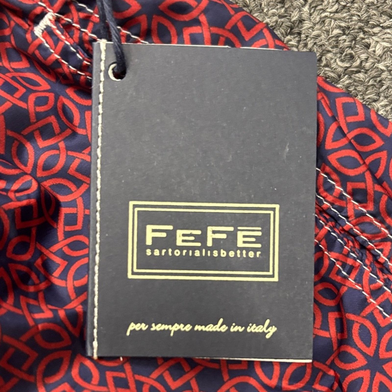 Other NWT Fefe Stylish BOSS Burgundy Swim Trunks for Men Size 3XL Size US 44 / EU 60 - 2 Thumbnail