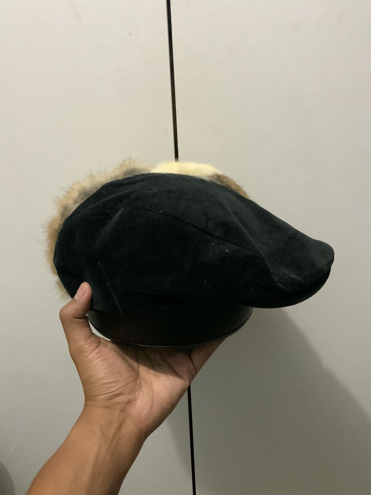 Beretta Mohair Fur Bold Flat Beretta Hat Size ONE SIZE - 4 Thumbnail